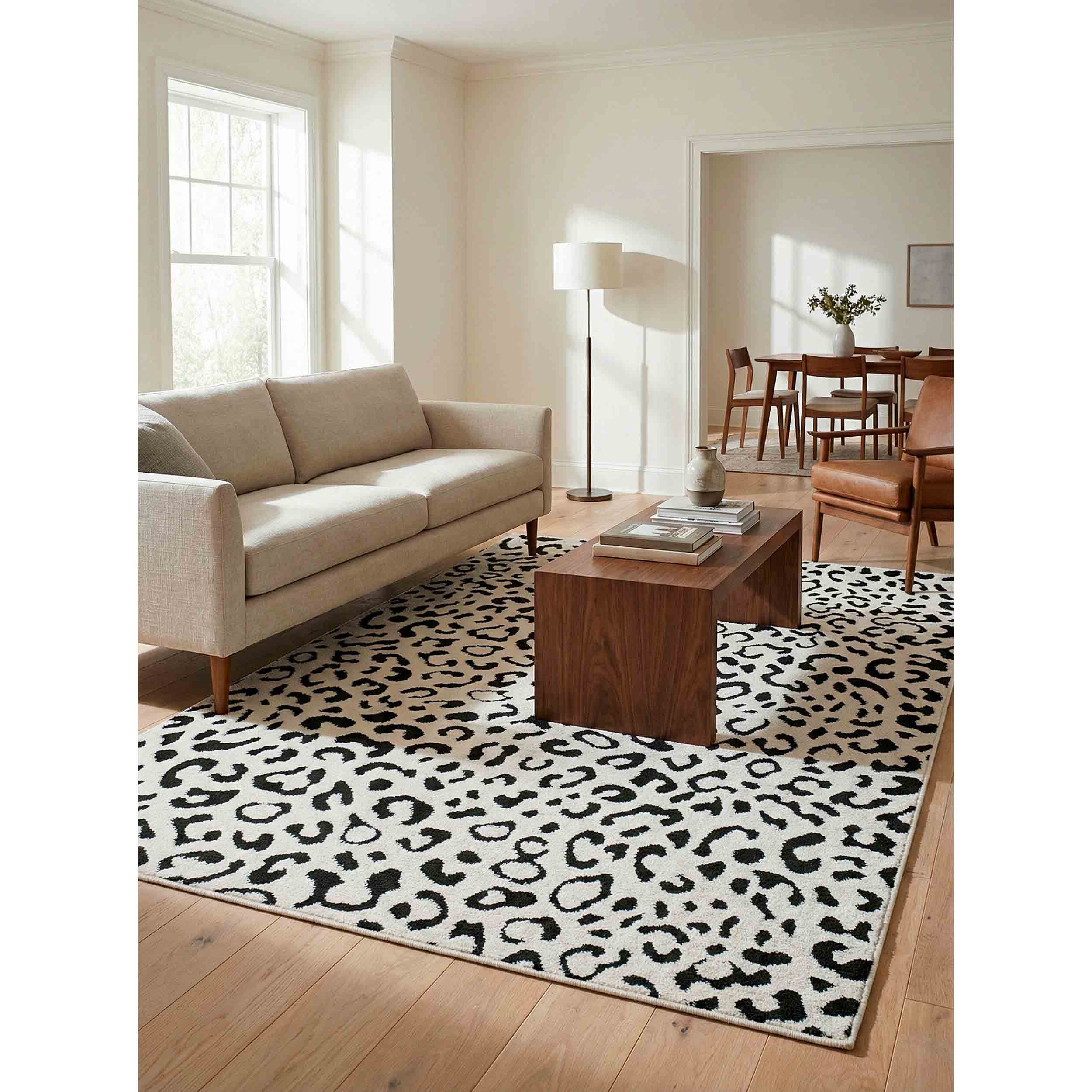 Rachel Zoe x Livabliss Rug The Studio Edit RZSE-2321, Cream/Black - Image 2
