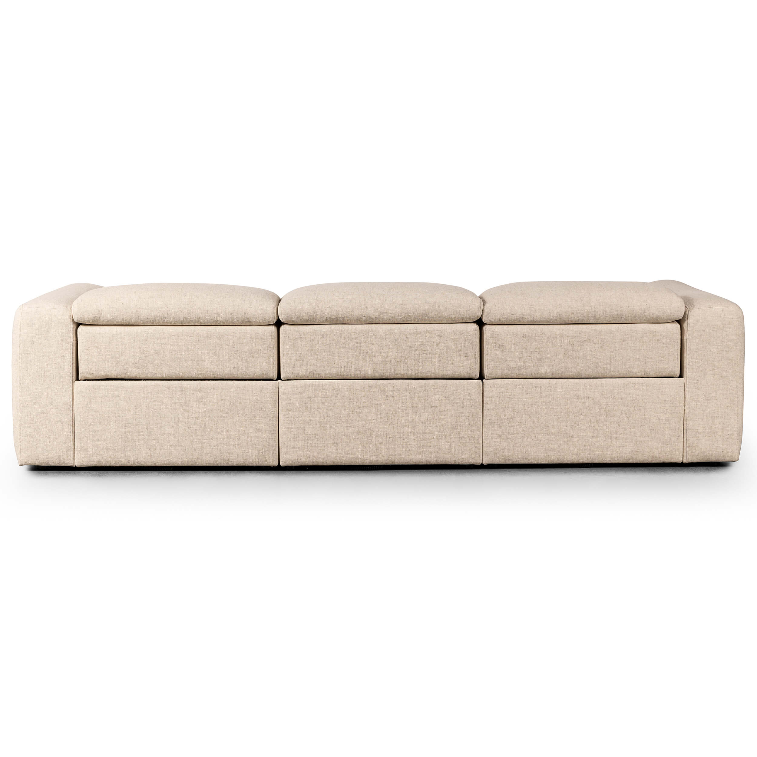 Radley 3 Piece Power Recliner Sectional, Antigo Natural - Image 4