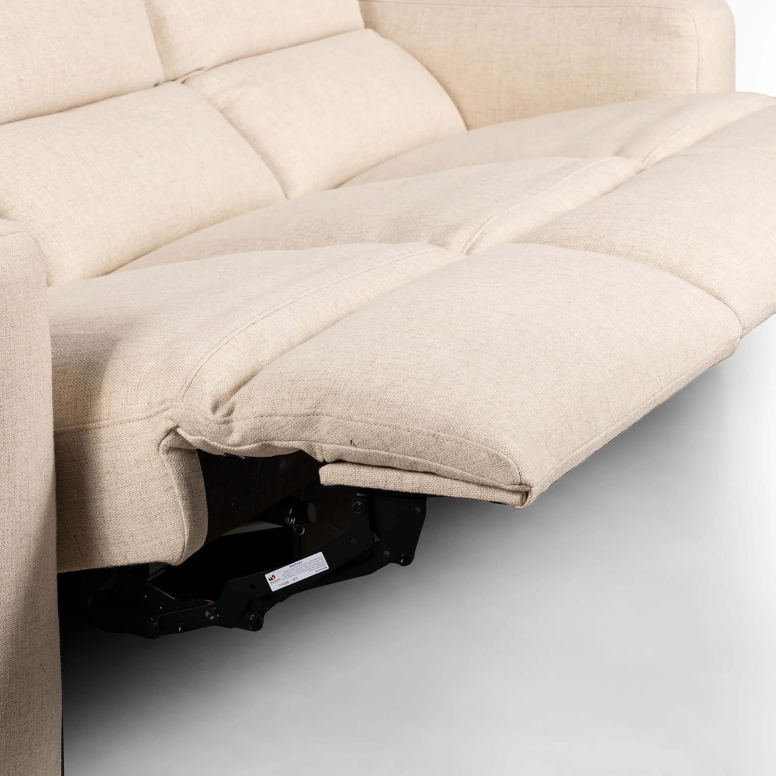 Radley 3 Piece Power Recliner Sectional, Antigo Natural - Image 6
