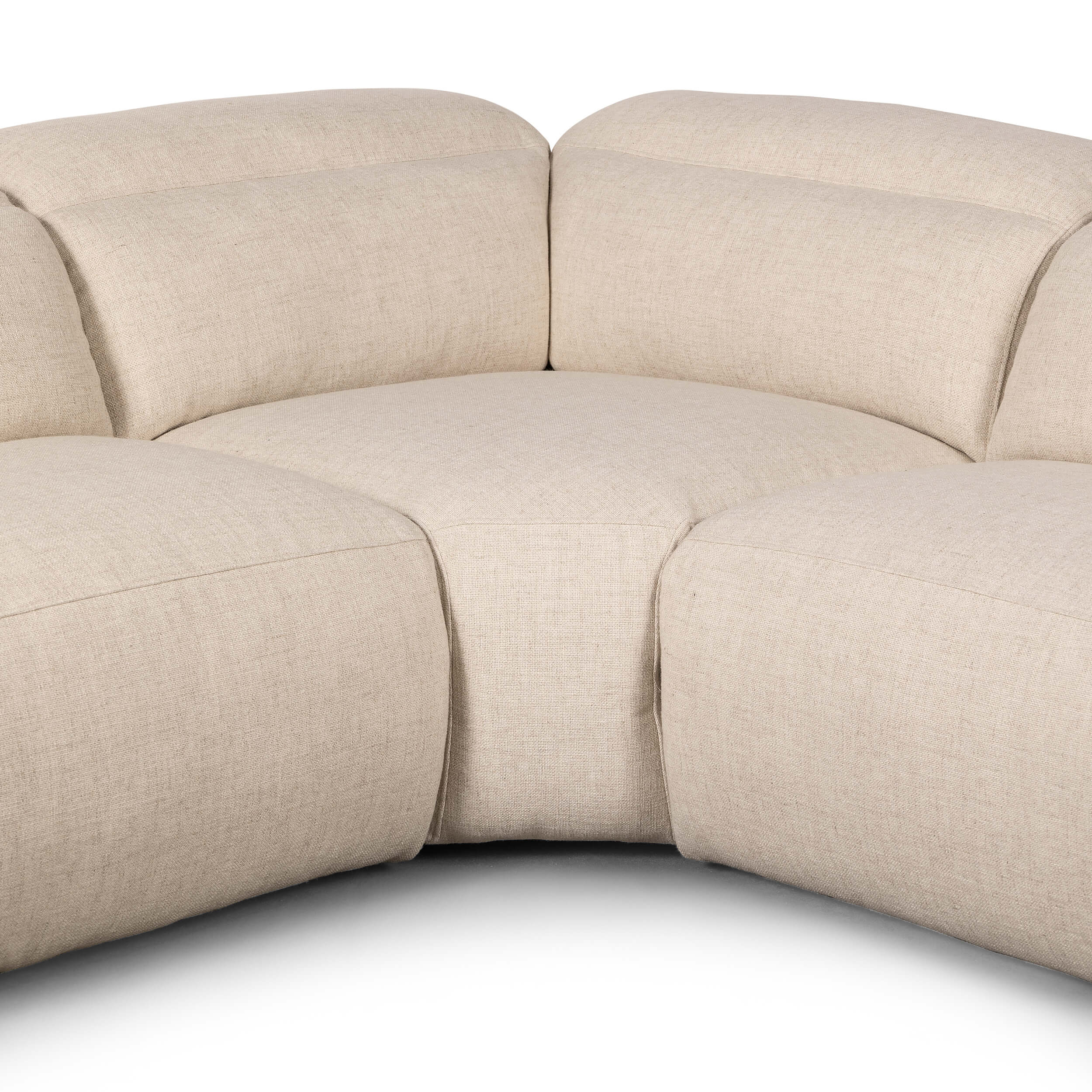 Radley 5 Piece Power Recliner Sectional, Antigo Natural - Image 6