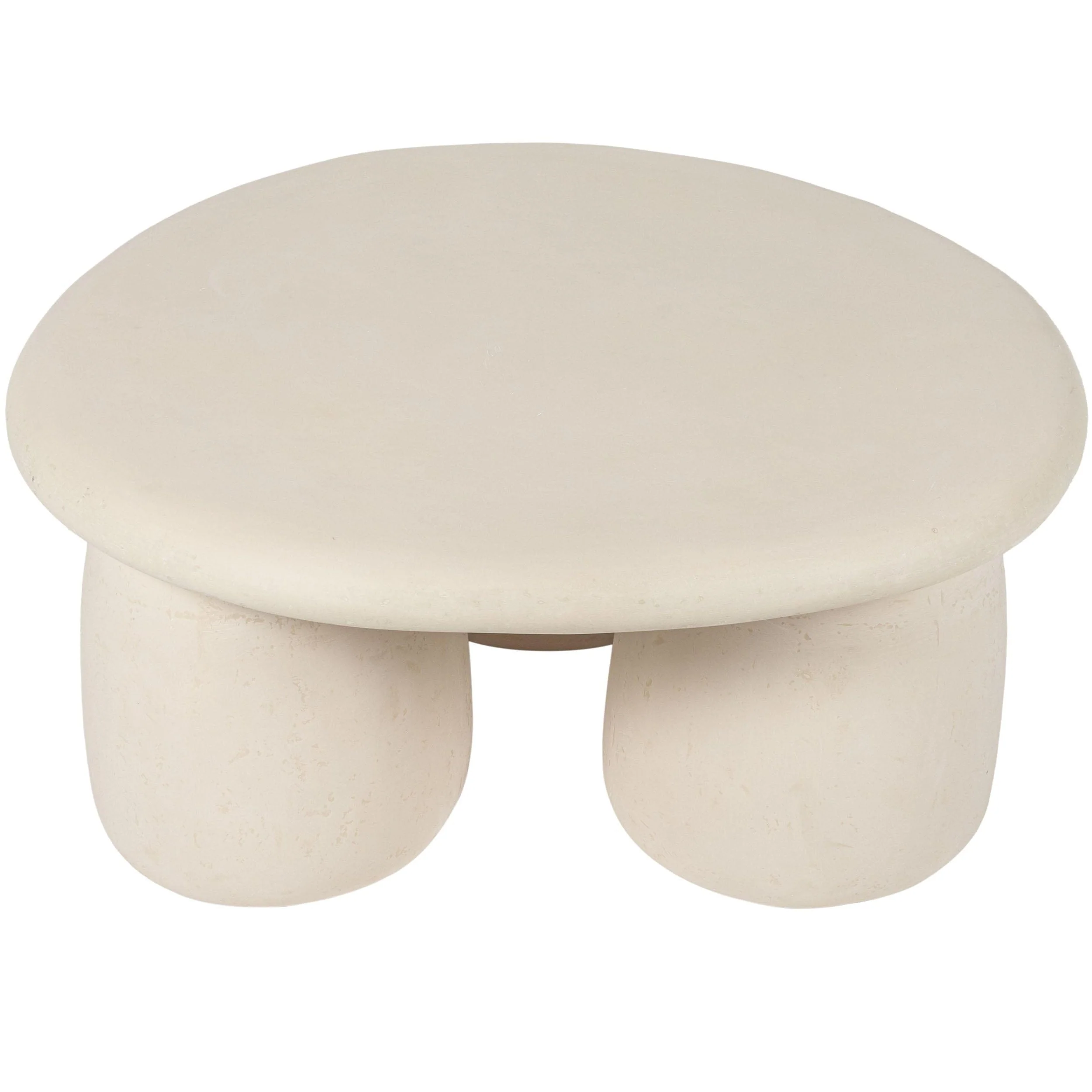Rahul Round Coffee Table, Off-White - Image 2