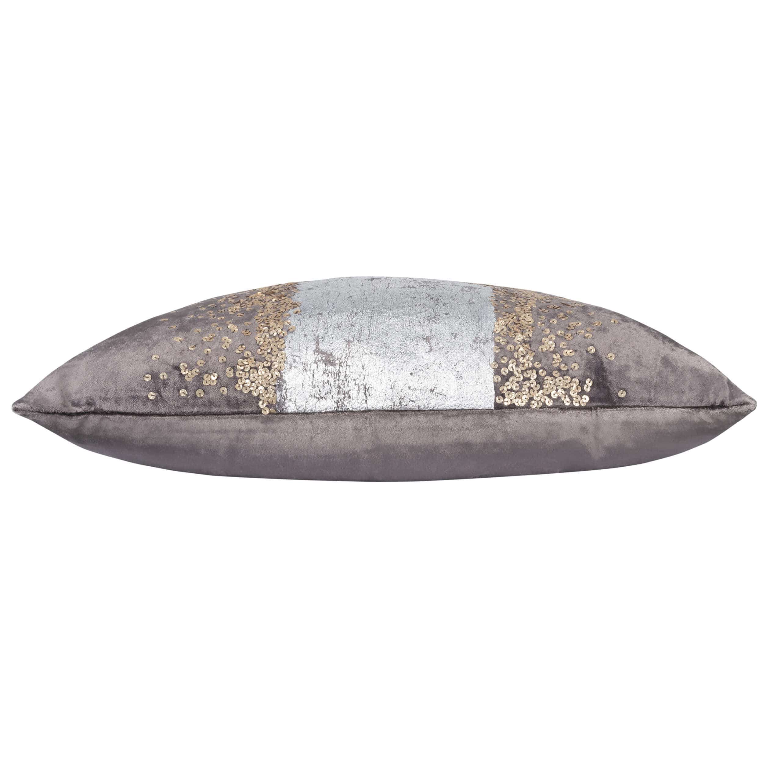 Raina Lumbar Pillow, Grey - Image 2
