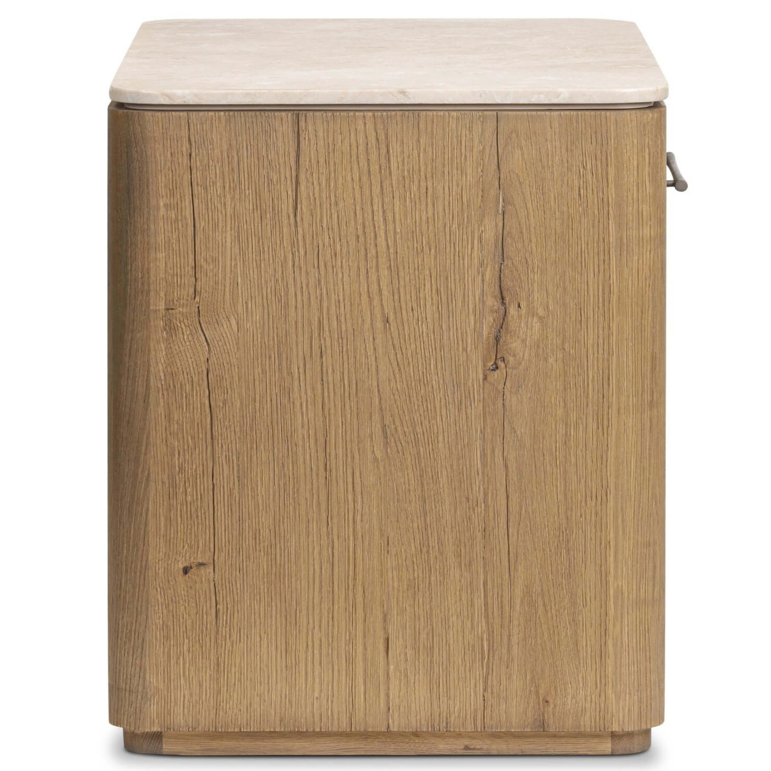 Raleigh Nightstand, Cappuccino Marble by Four Hands - Image 3