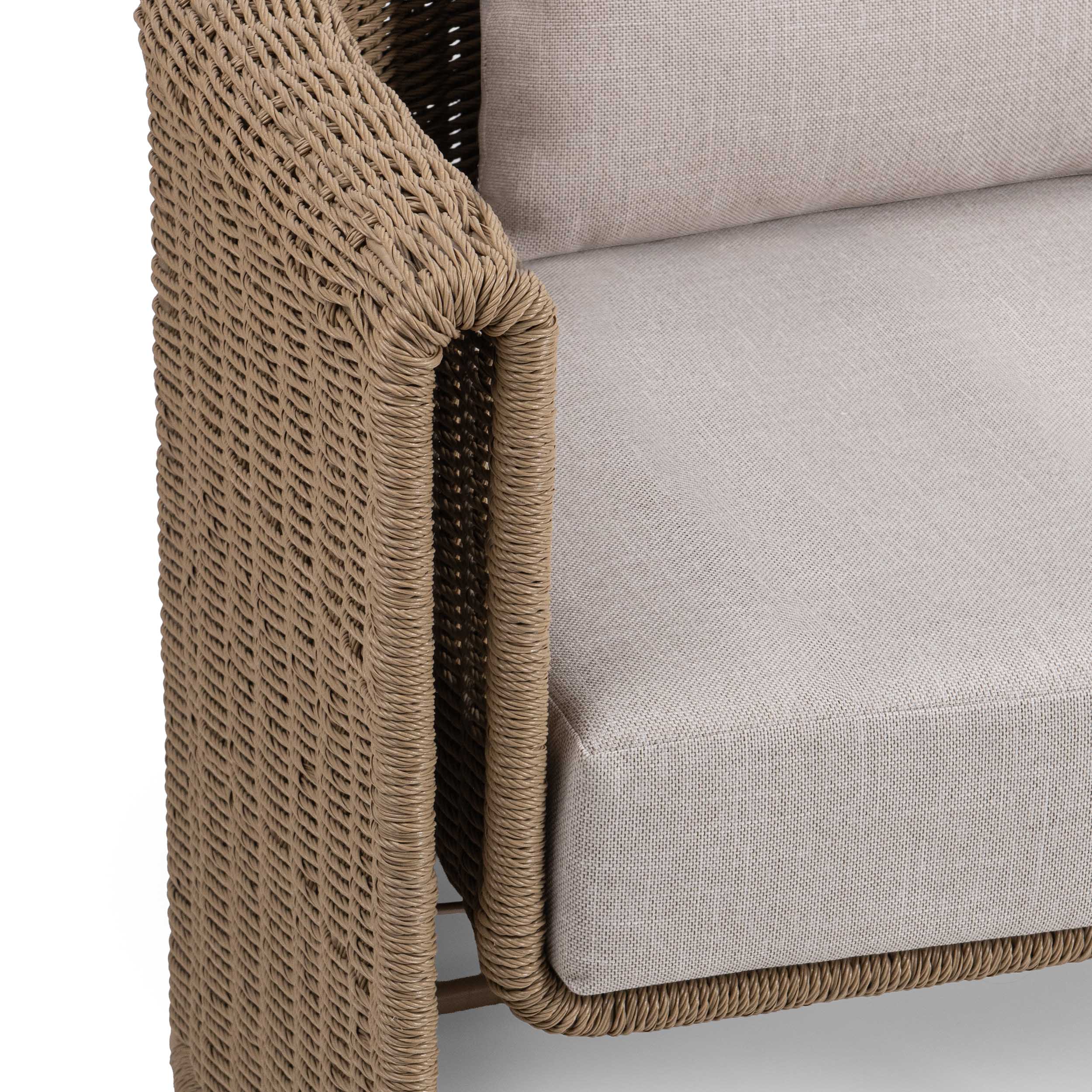 Rami Outdoor Sofa, Natural - Image 4