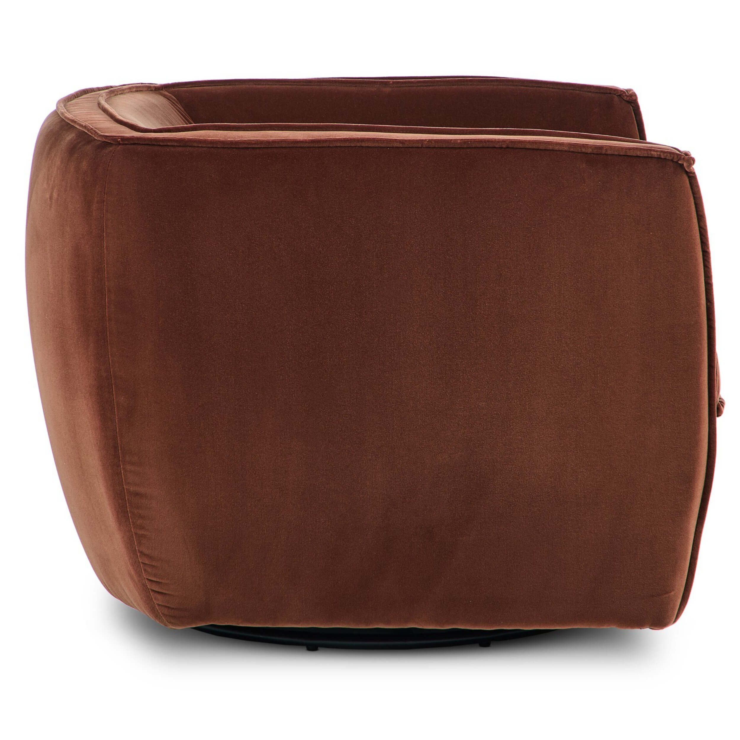 Rashi Swivel Chair, Surrey Auburn by Four Hands - Image 3
