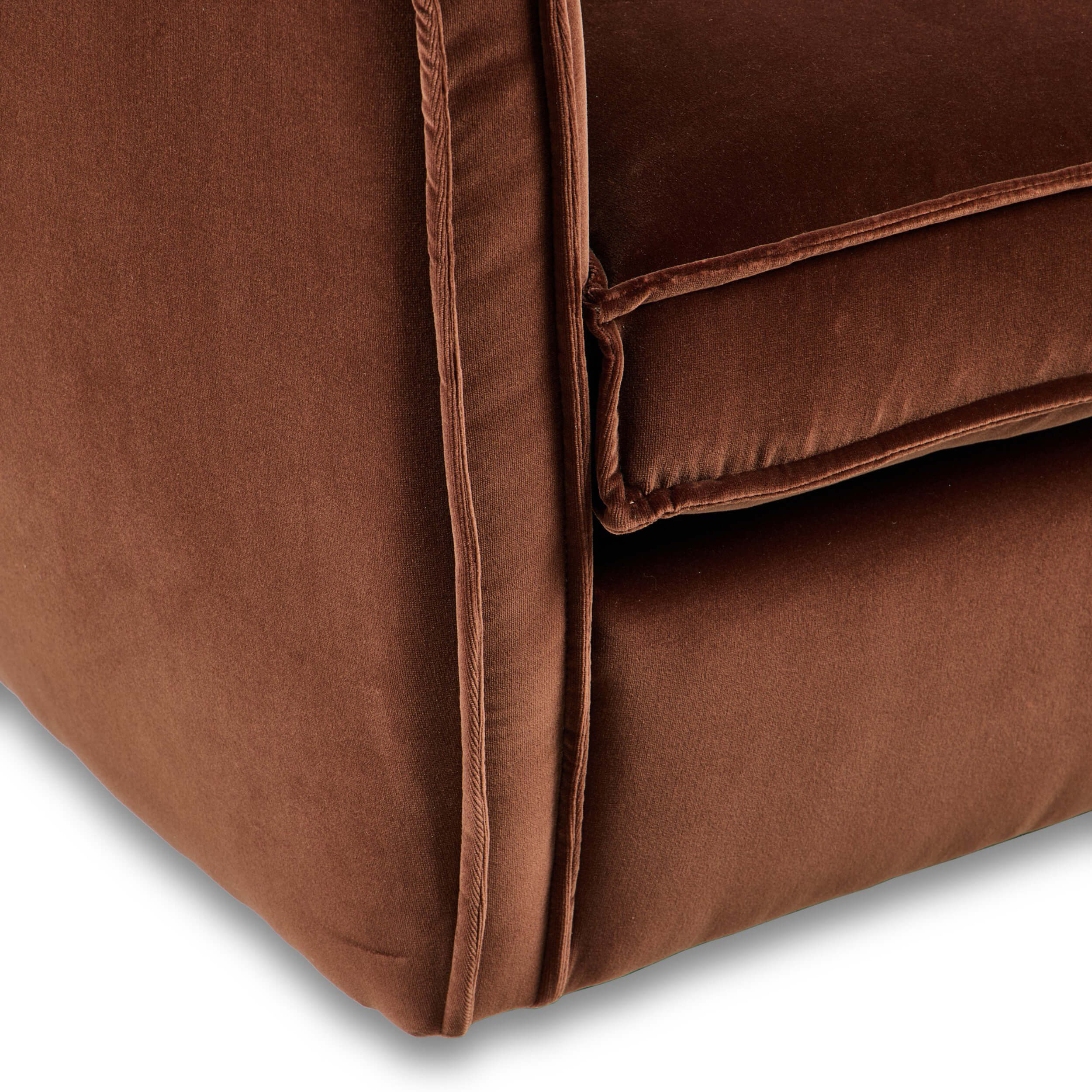 Rashi Swivel Chair, Surrey Auburn by Four Hands - Image 4