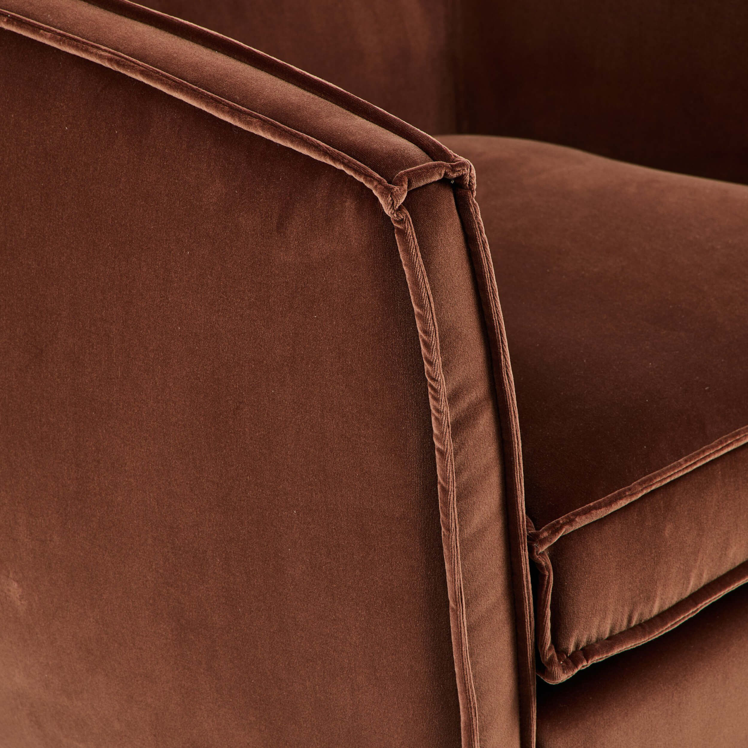 Rashi Swivel Chair, Surrey Auburn by Four Hands - Image 5