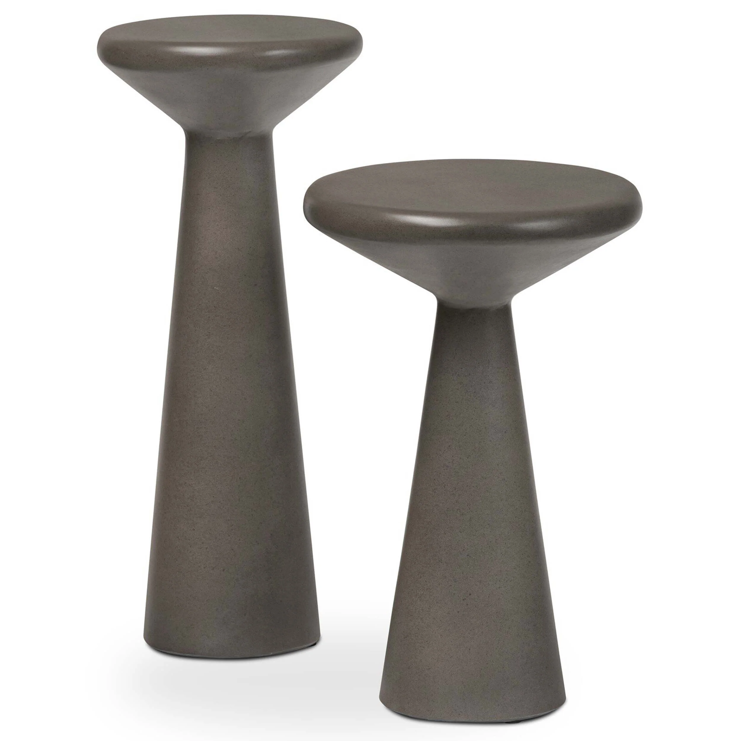 Ravine Accent Table, Dark Grey, Set of 2 by Four Hands - Image 2