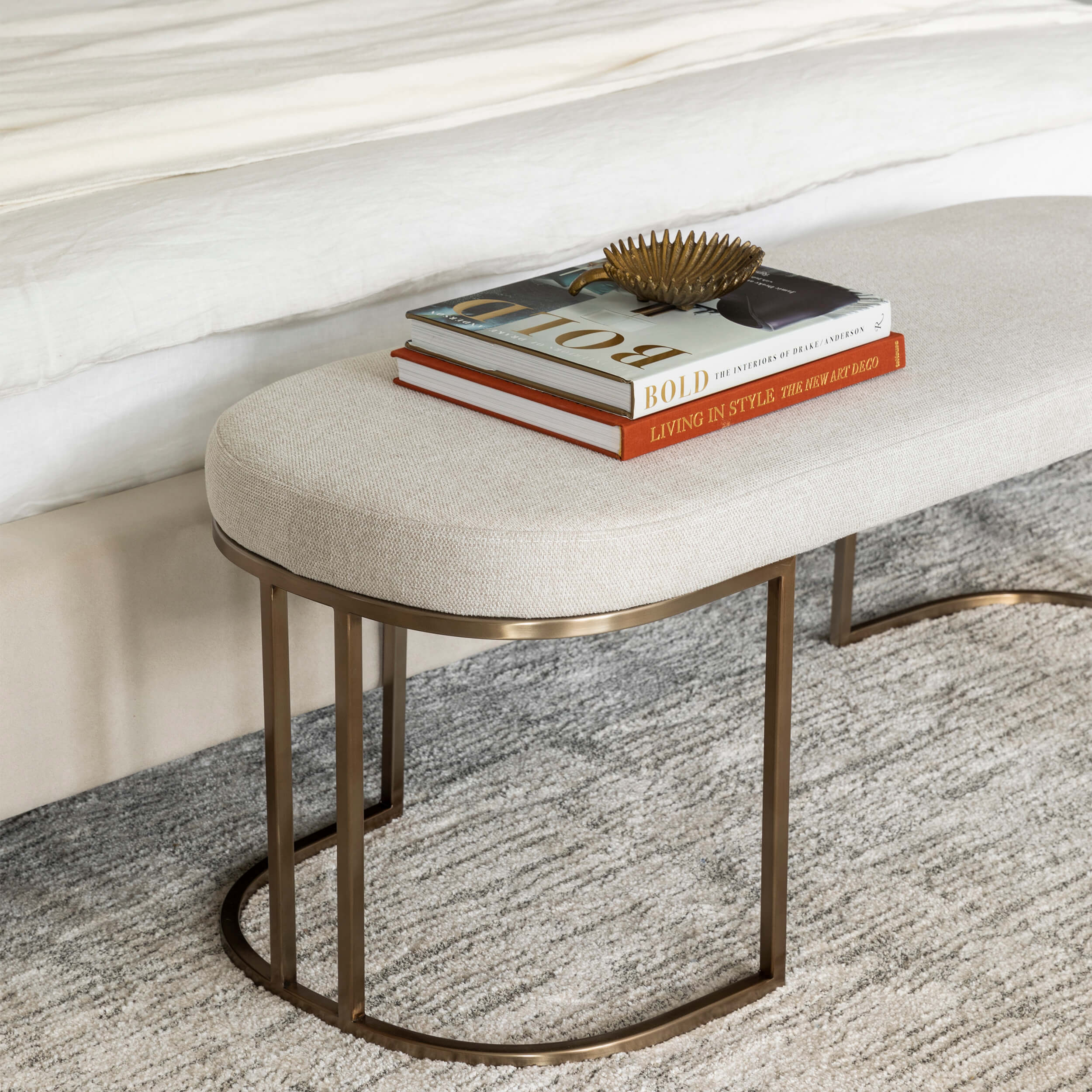 Rayla Bench, Belfast Oatmeal - Image 8