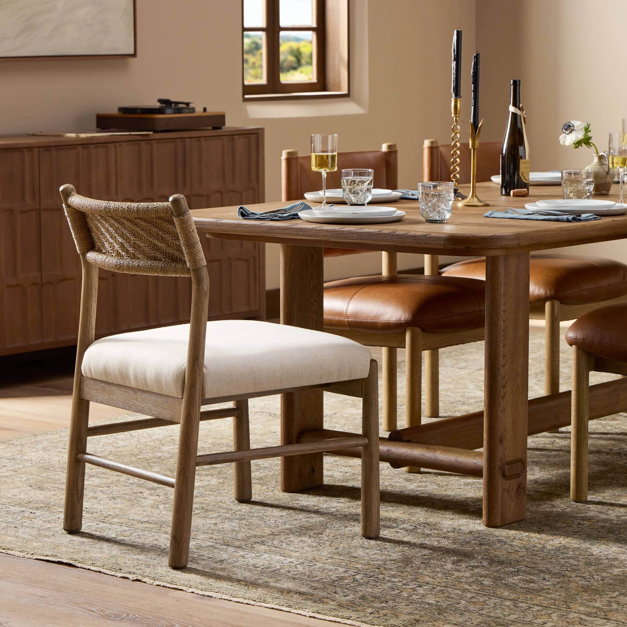 Raynor Dining Chair, Lynchart Sand, Set of 2 by Four Hands - Image 7