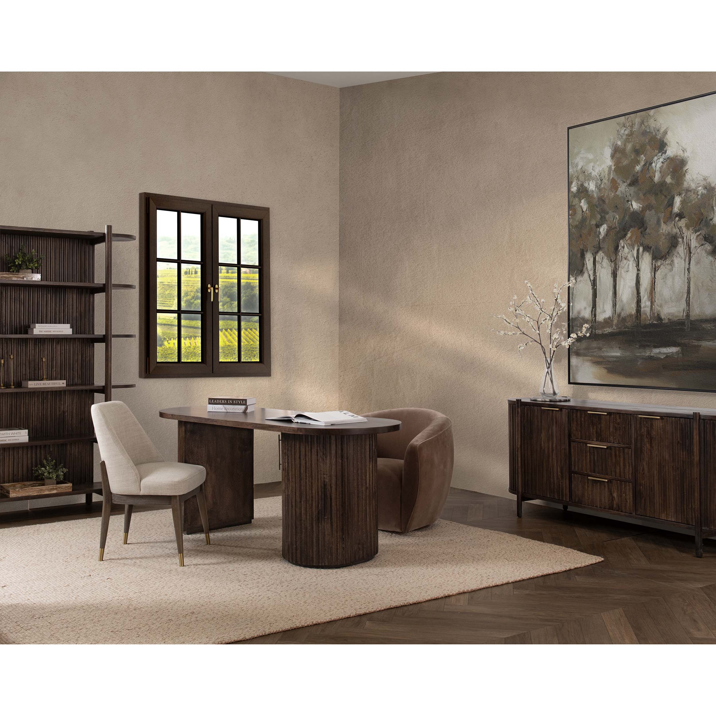 Redford Desk, Kona Brown - Image 5