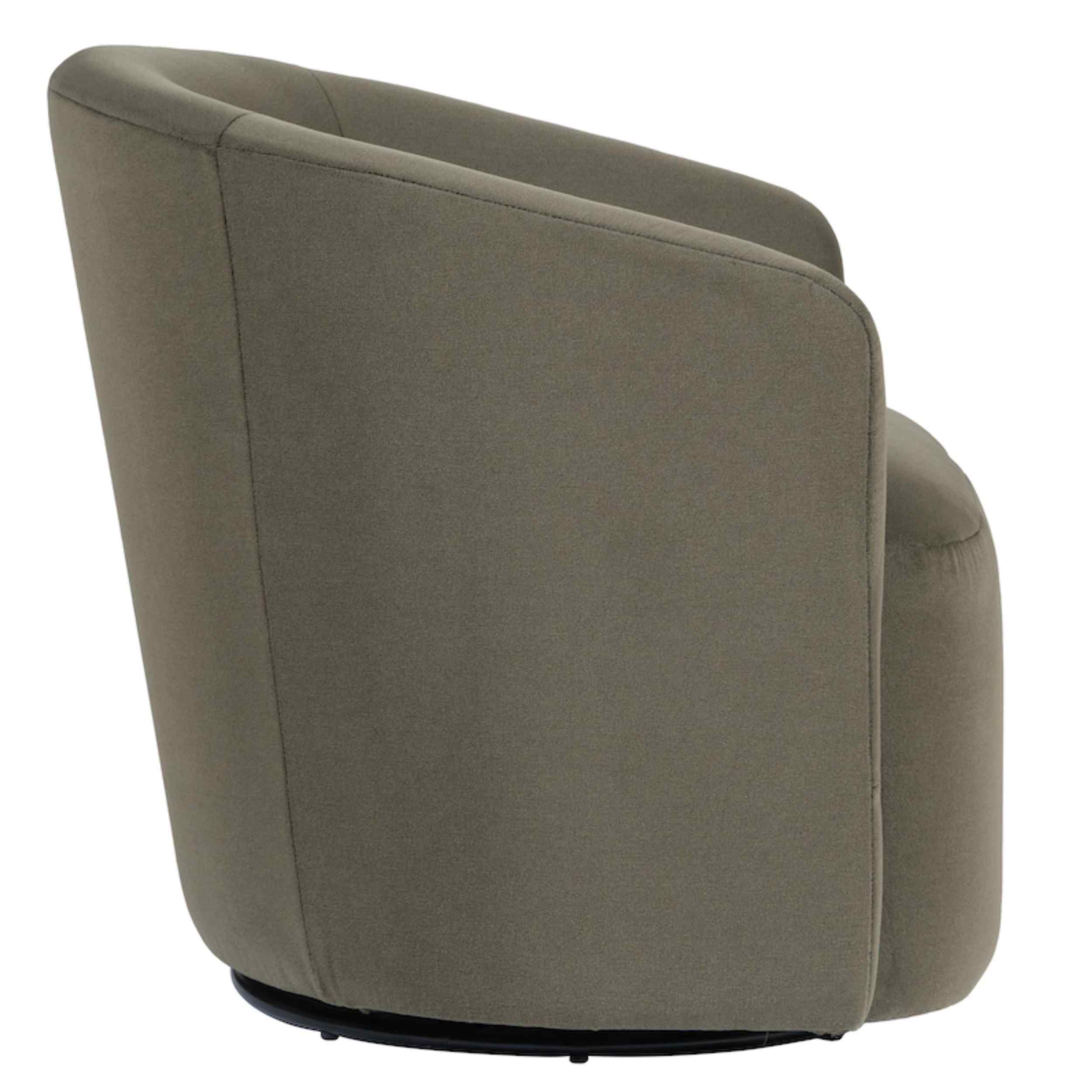 Reed Swivel Chair, Meadow Moss - Image 3