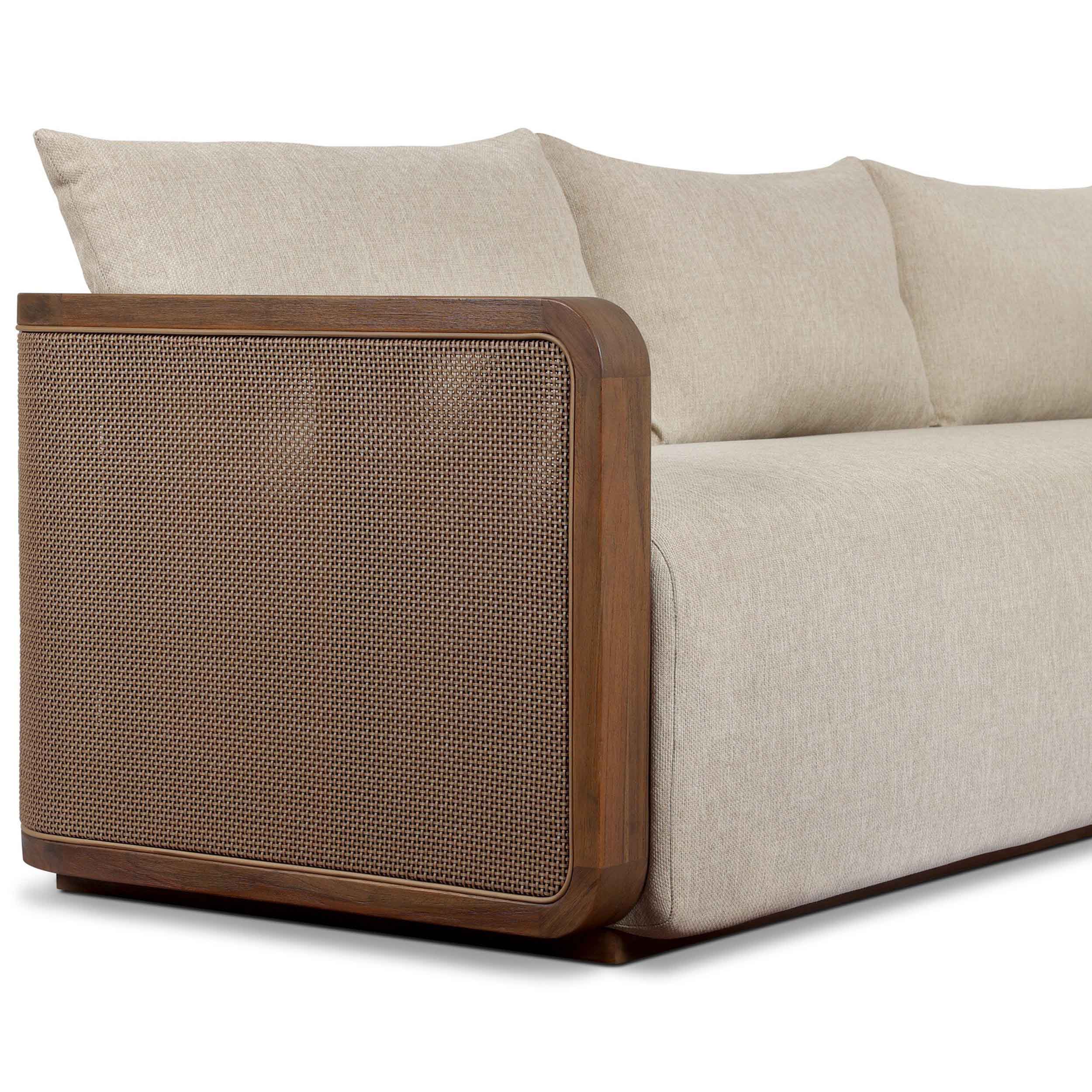 Reiner Outdoor Sofa, Ellor Beige by Four Hands - Image 5