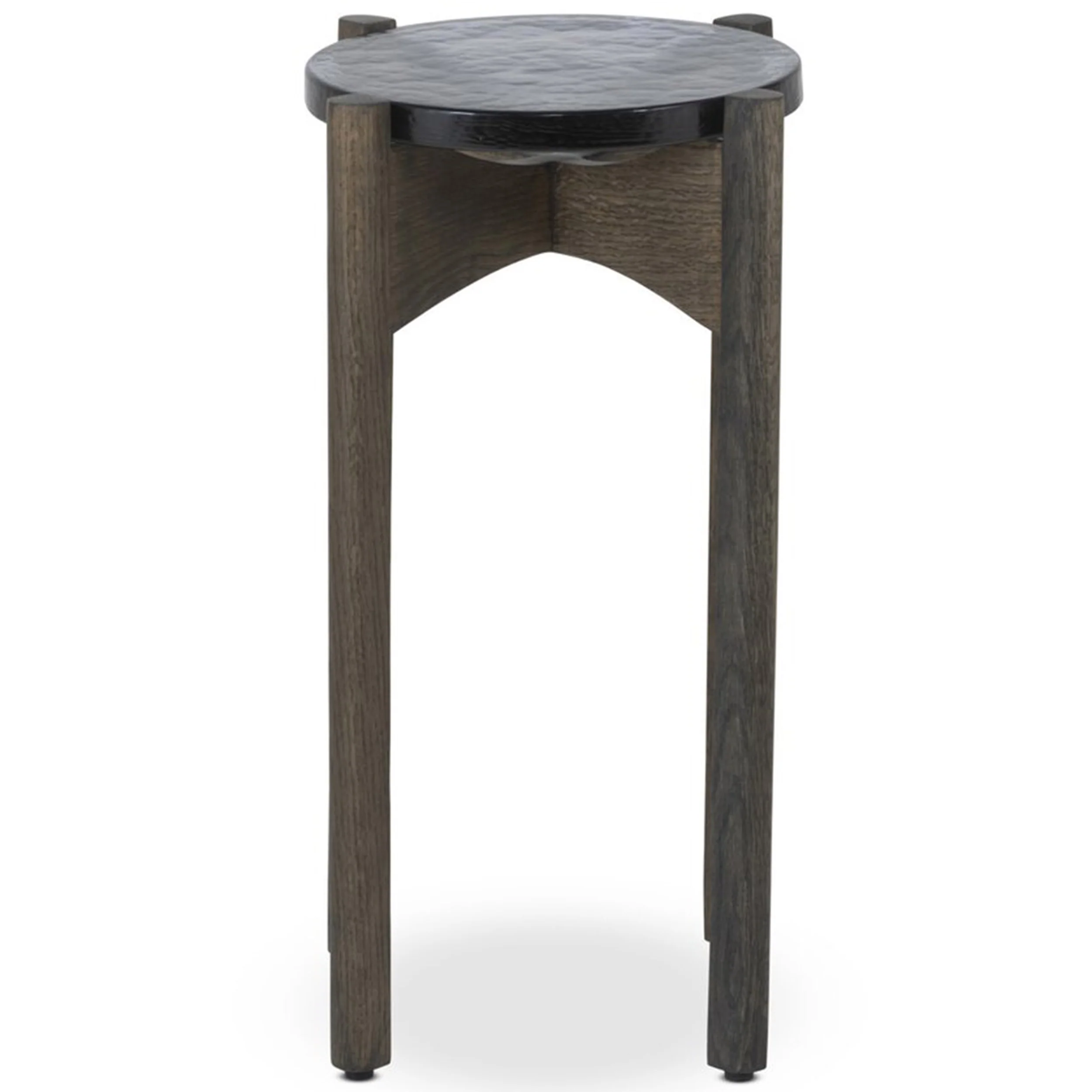 Relo End Table, Grey Cast Glass by Four Hands - Image 2