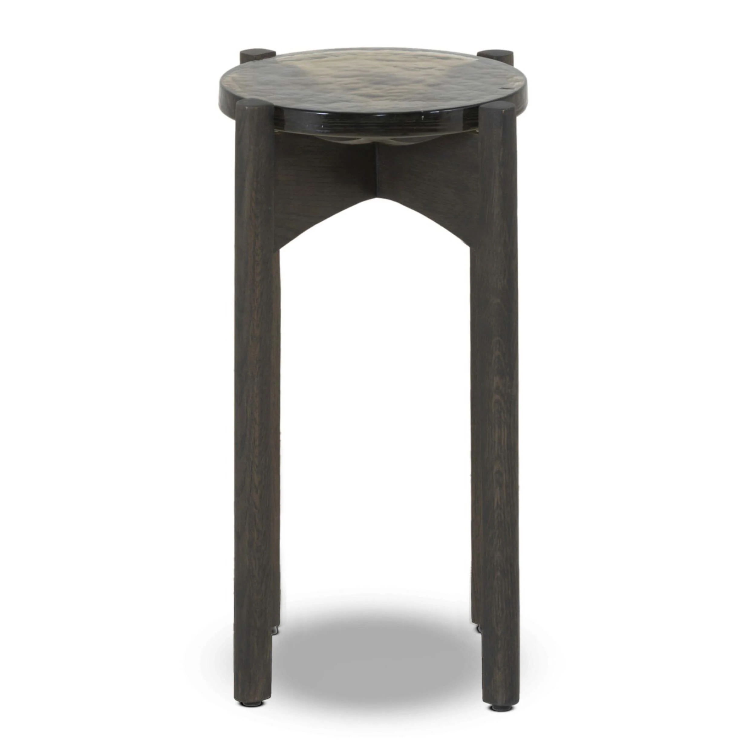 Relo End Table, Olive Cast Glass by Four Hands - Image 2