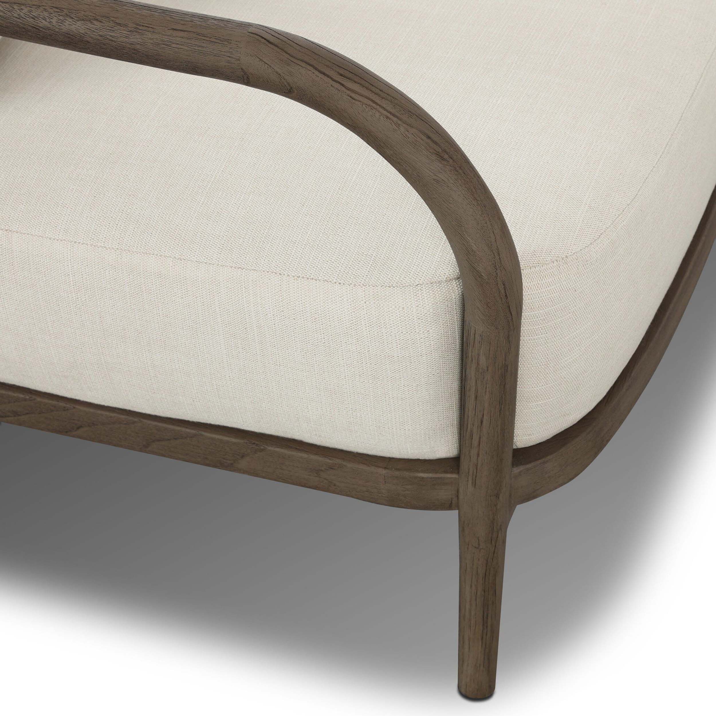 Remi Outdoor Chair, Cream by Four Hands - Image 5