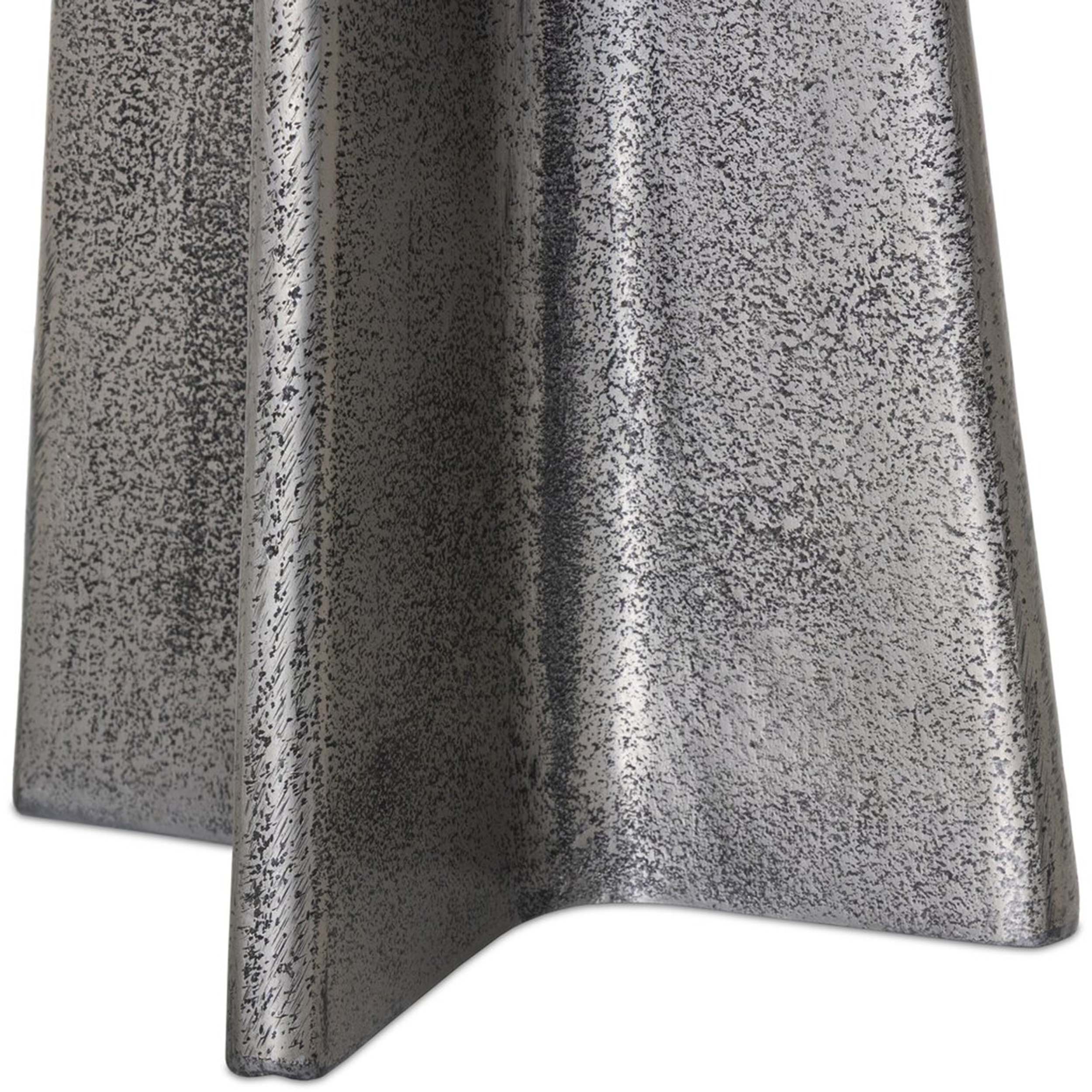Remo End Table, Raw Antique Nickel by Four Hands - Image 6