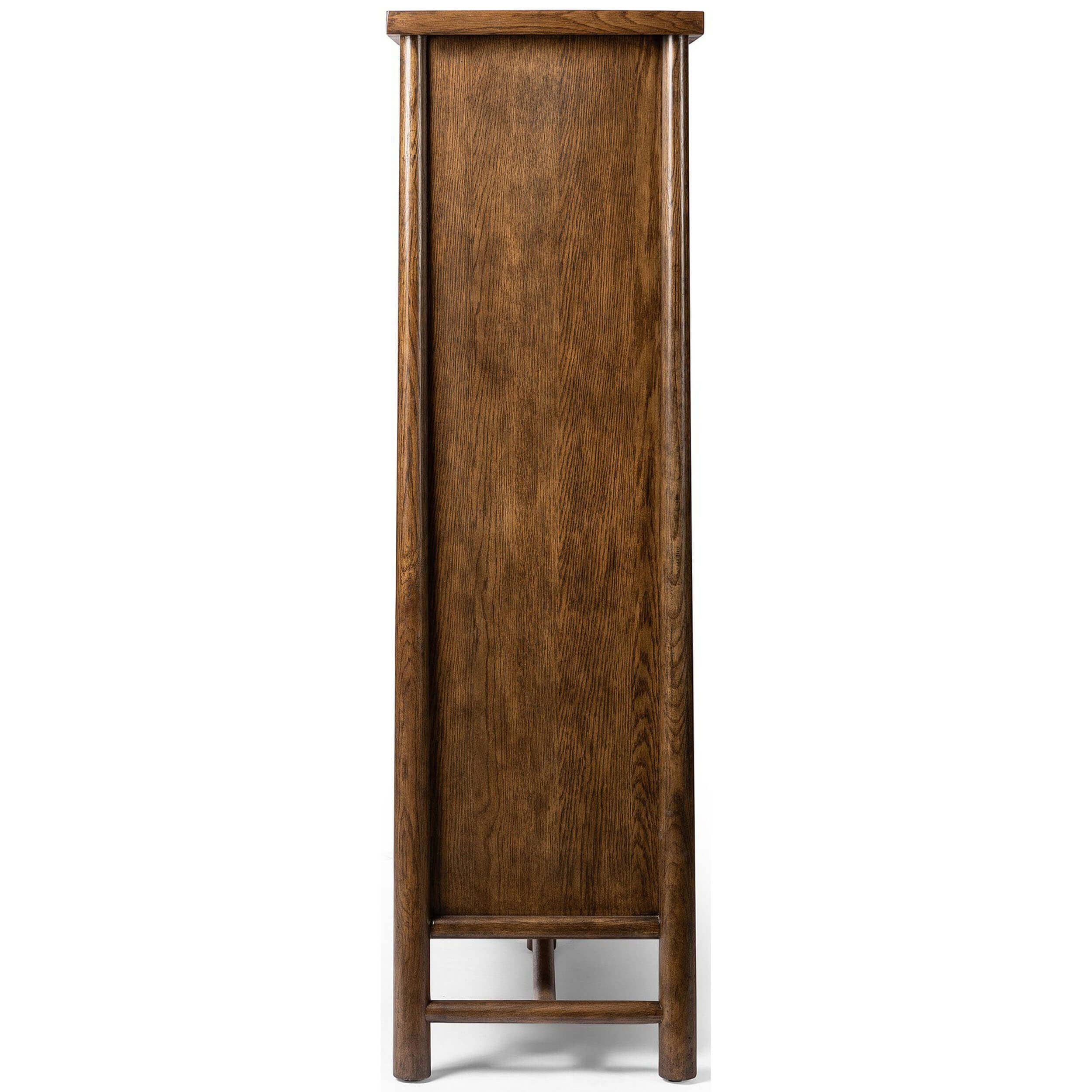 Renaud 3-Door Cabinet, Dark Toasted Oak by Four Hands - Image 5