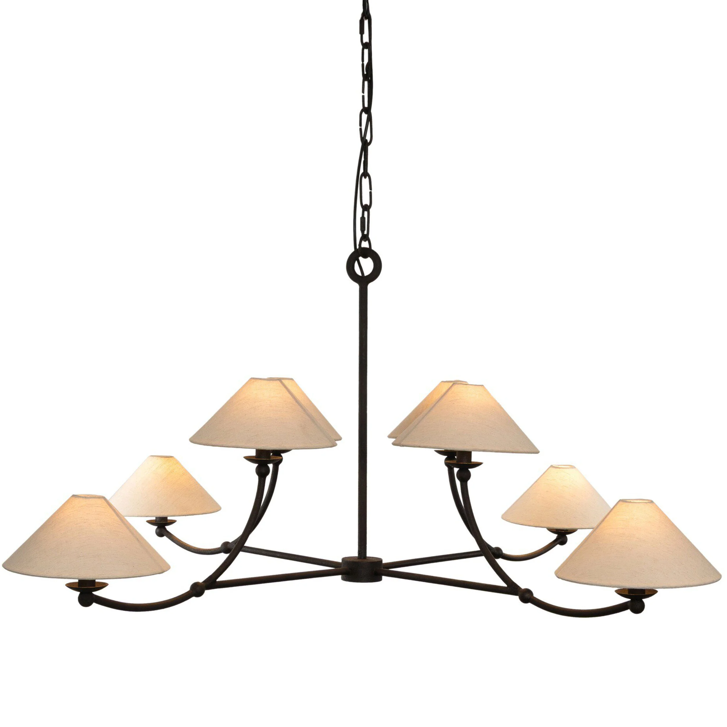 Renzo Chandelier, Black by Amber Lewis x Four Hands - Image 2