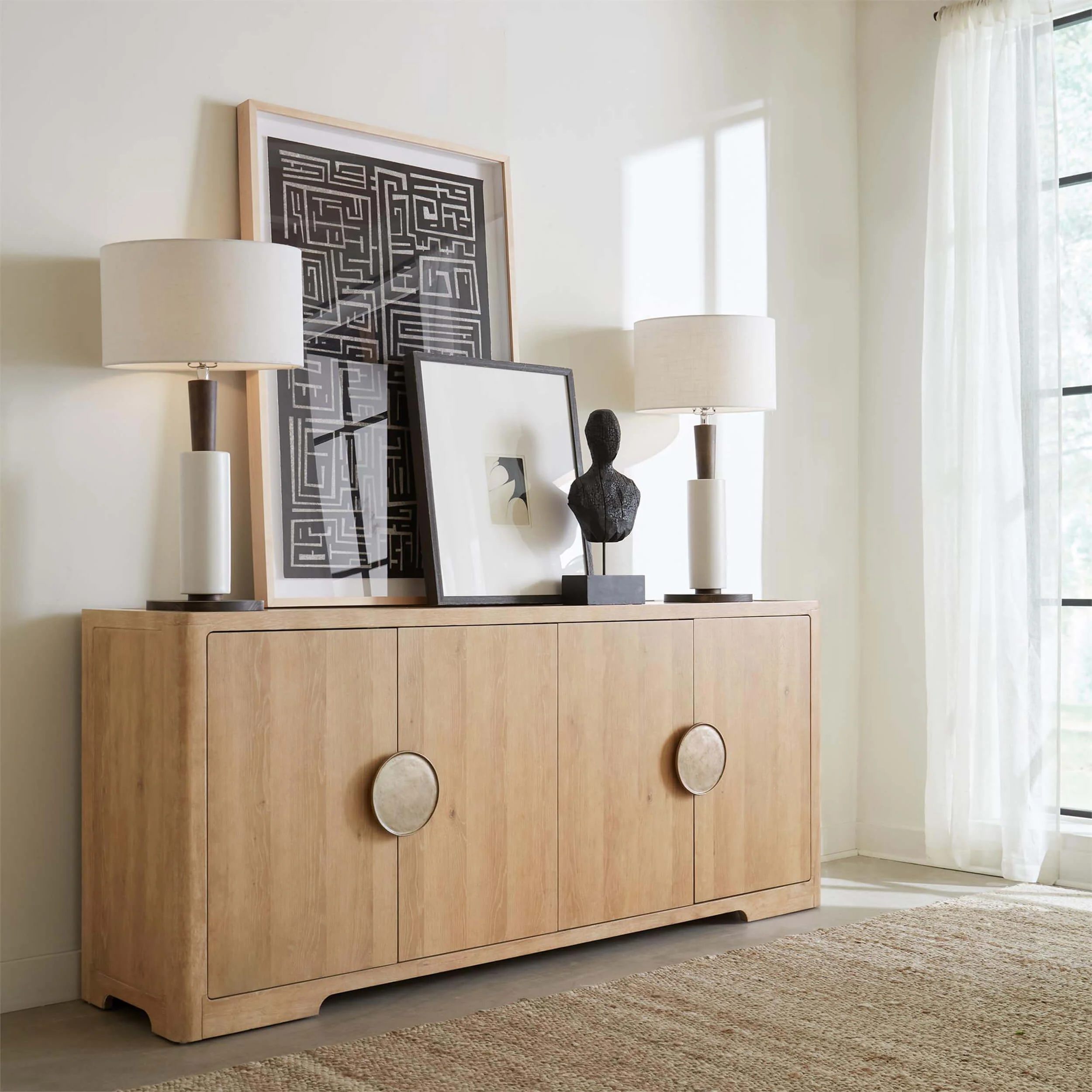 Retreat 4 Door Entertainment Credenza - Image 5