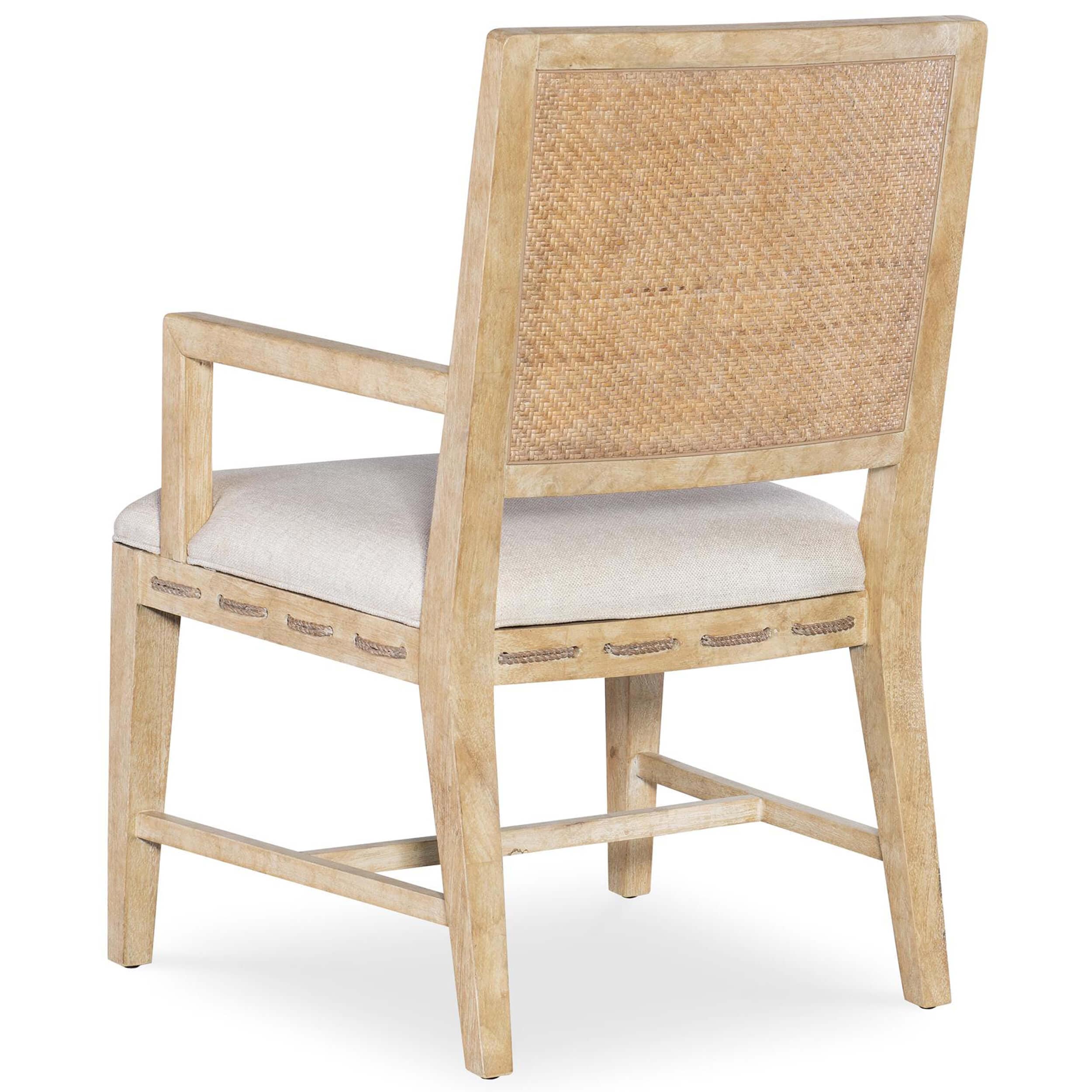 Retreat Cane Back Arm Chair, Dune, Set of 2 - Image 3