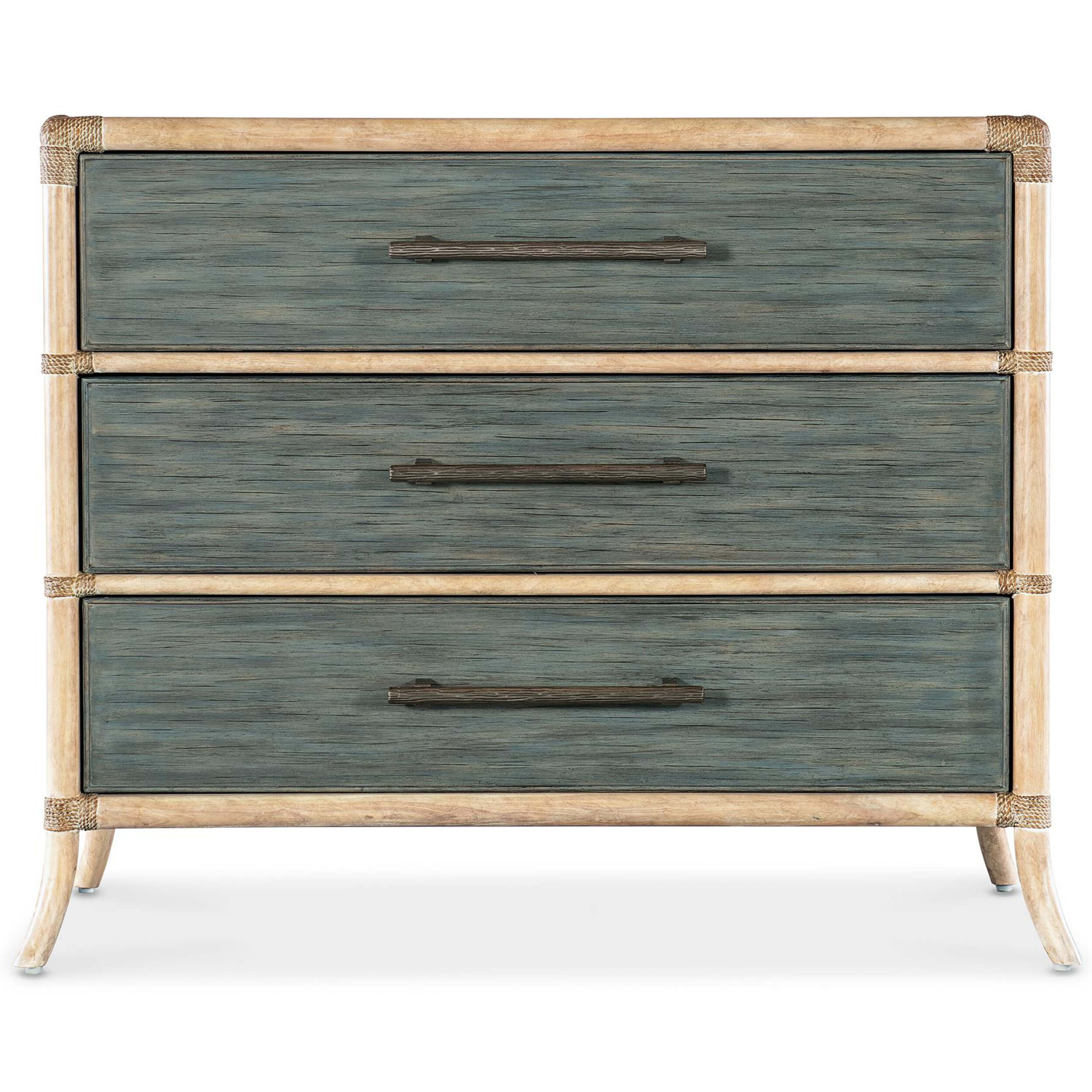 Retreat Pole Rattan Chest, Lagoon - Image 2