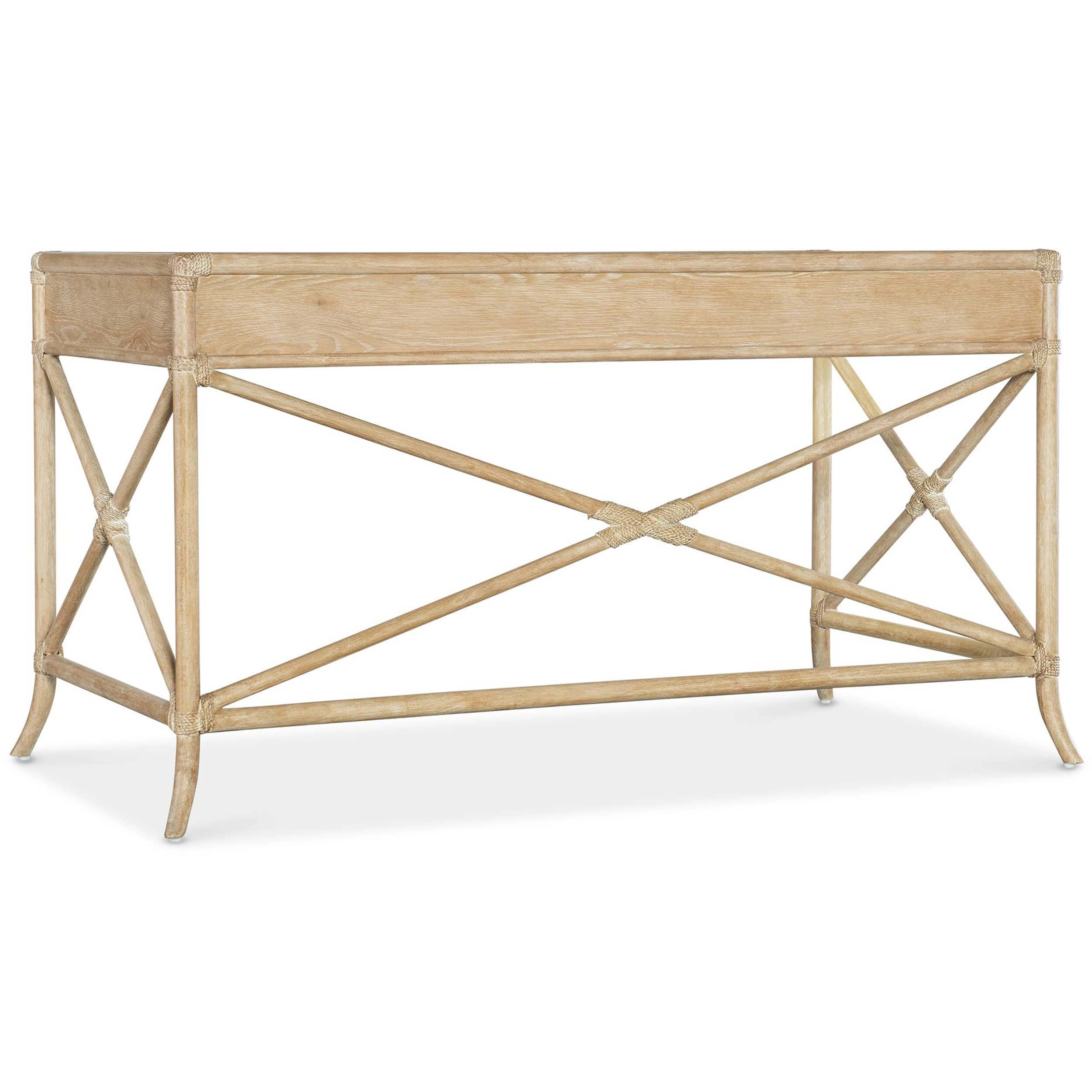 Retreat Pole Rattan Desk, Dune - Image 3