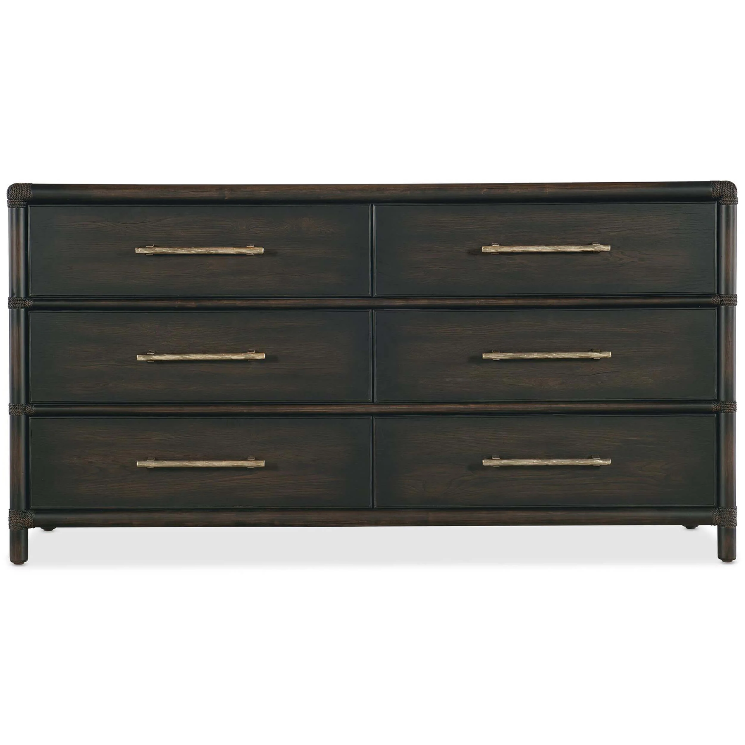 Retreat Pole Rattan Dresser, Black Sand - Image 2