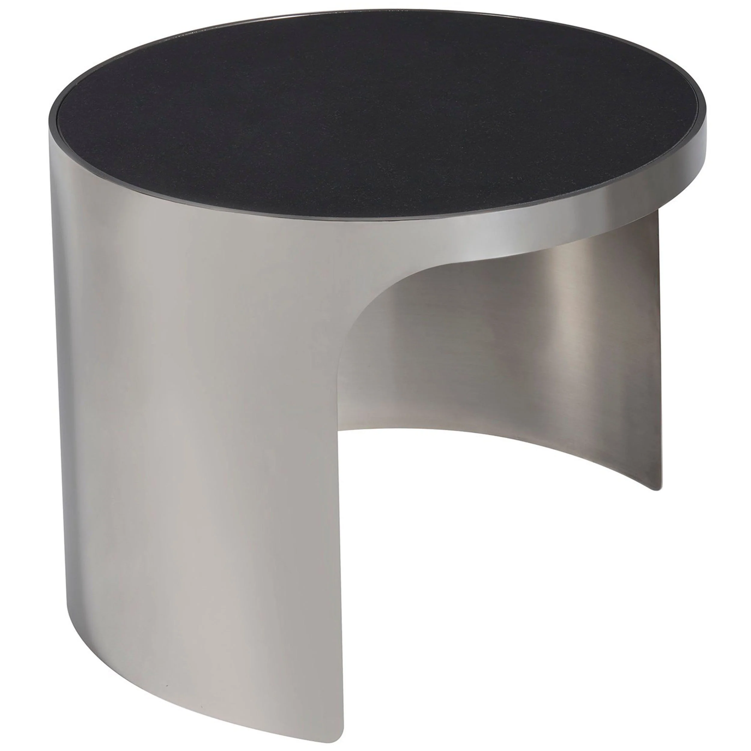 Revolve Small Nesting Table, Black Granite