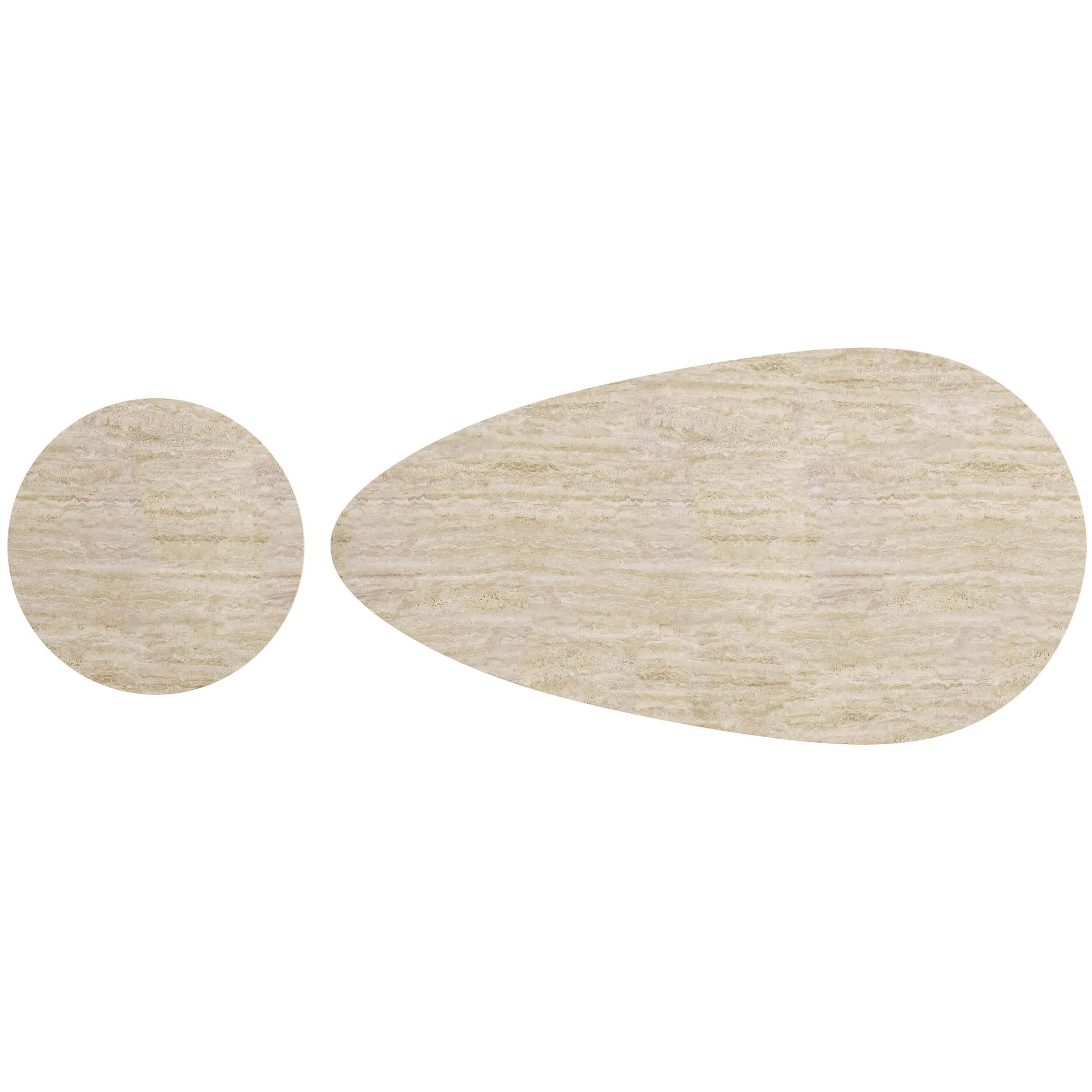 Reyes Coffee Table Set, Natural - Image 5