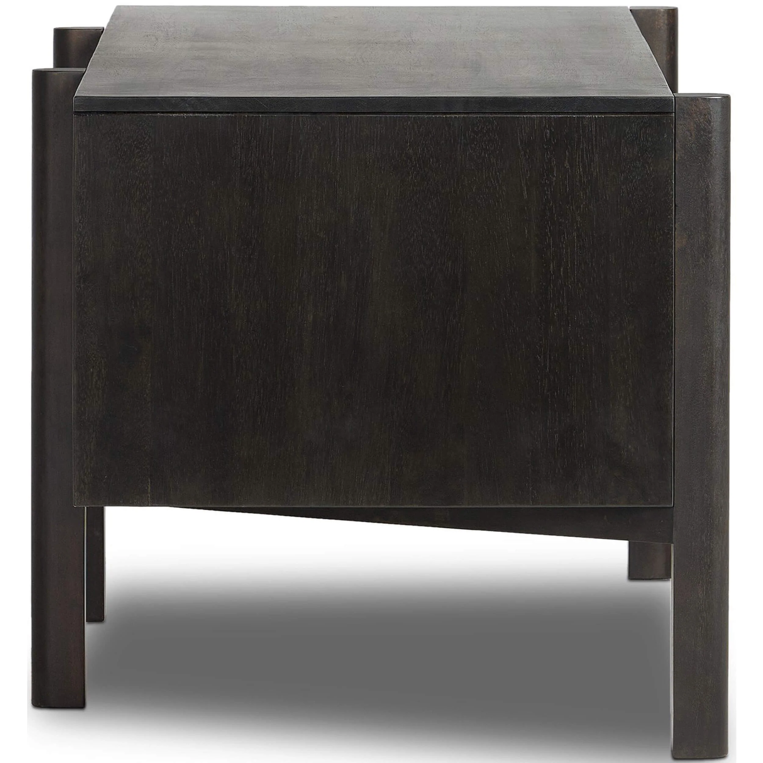 Reza Desk, Worn Black by Four Hands - Image 3