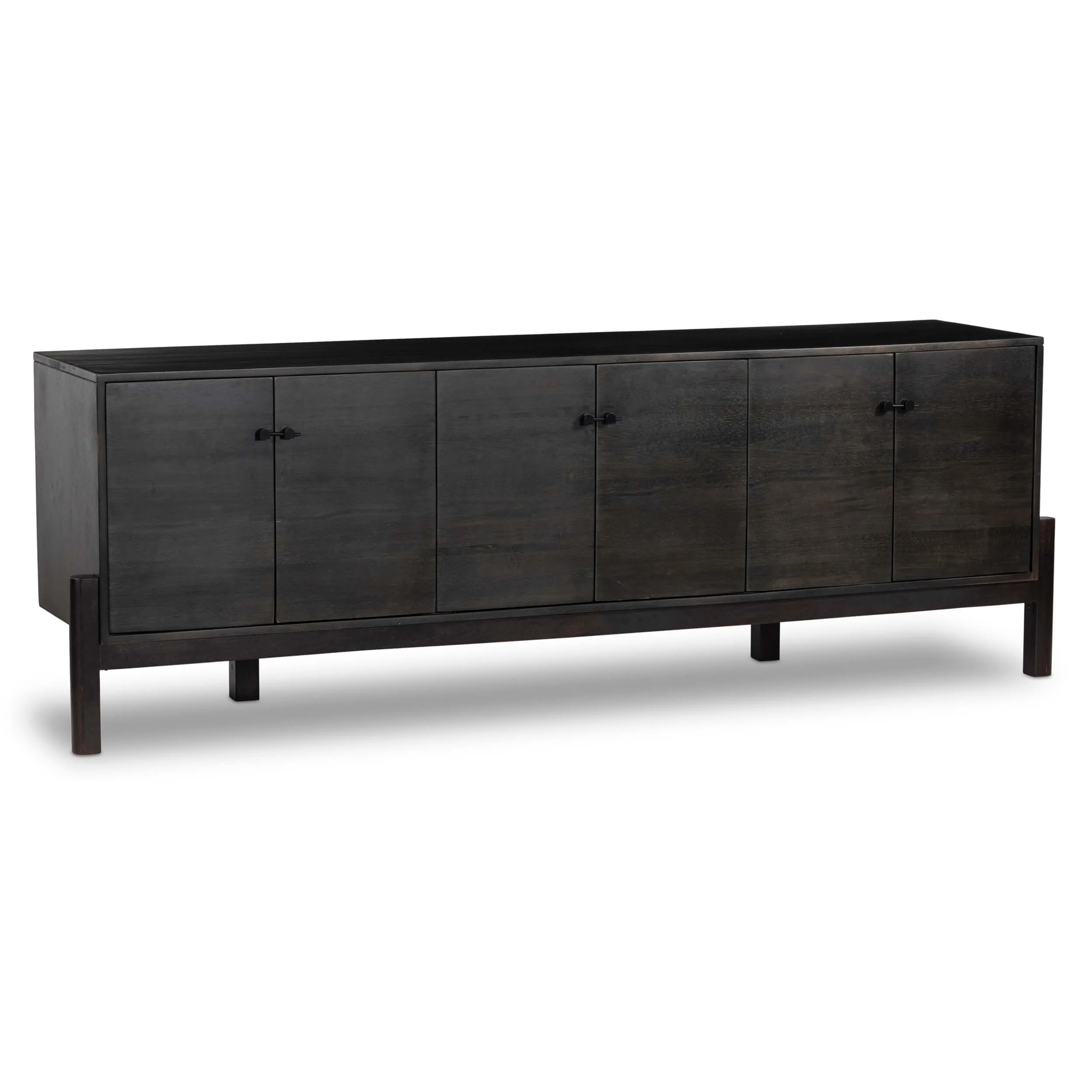 Reza Media Console, Worn Black by Four Hands