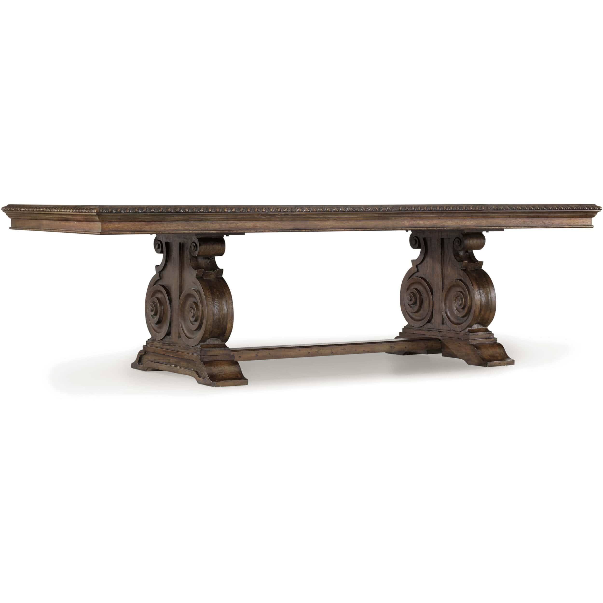 Rhapsody Rectangular Dining Table, Rustic Walnut