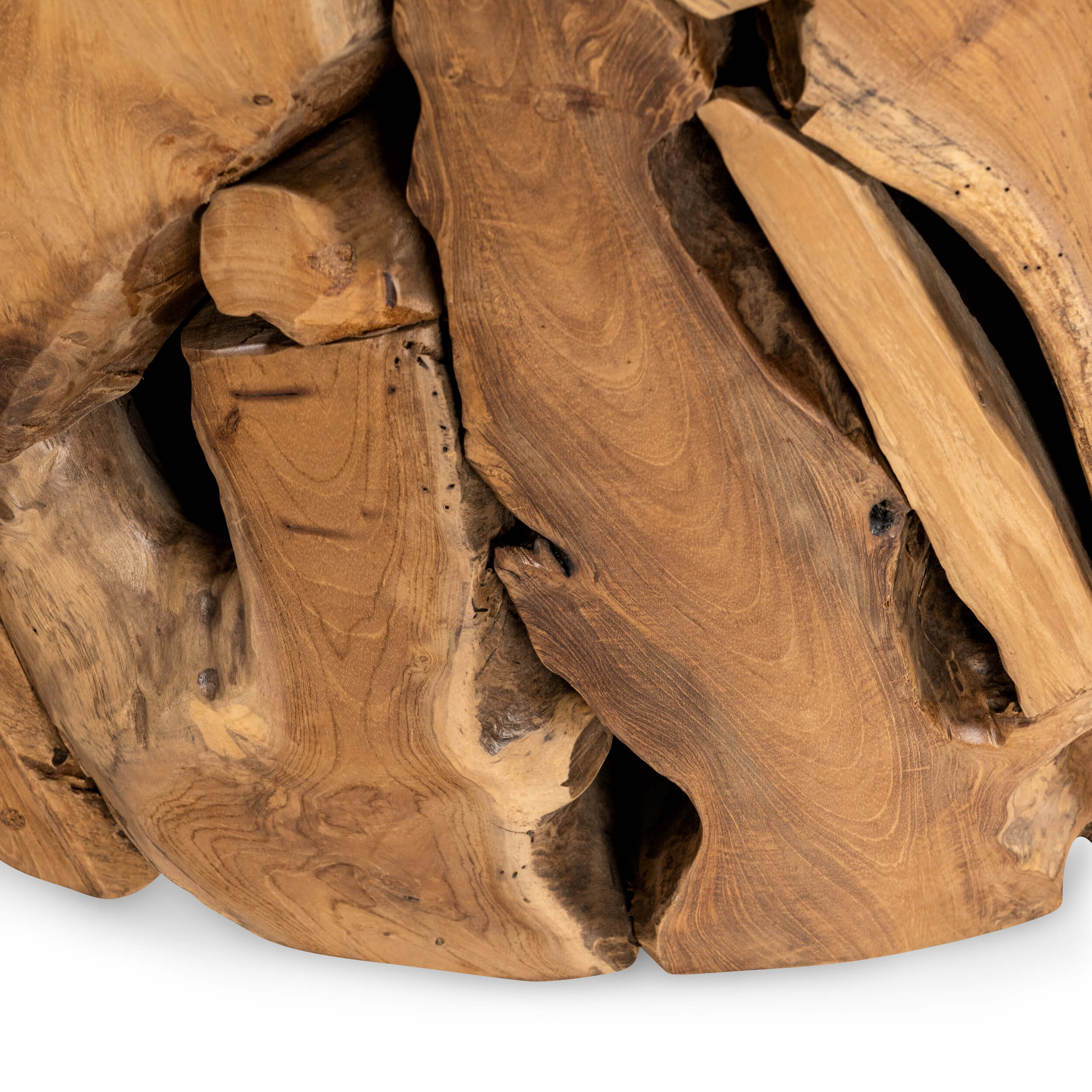 Rhea Round Coffee Table, Natural - Image 5