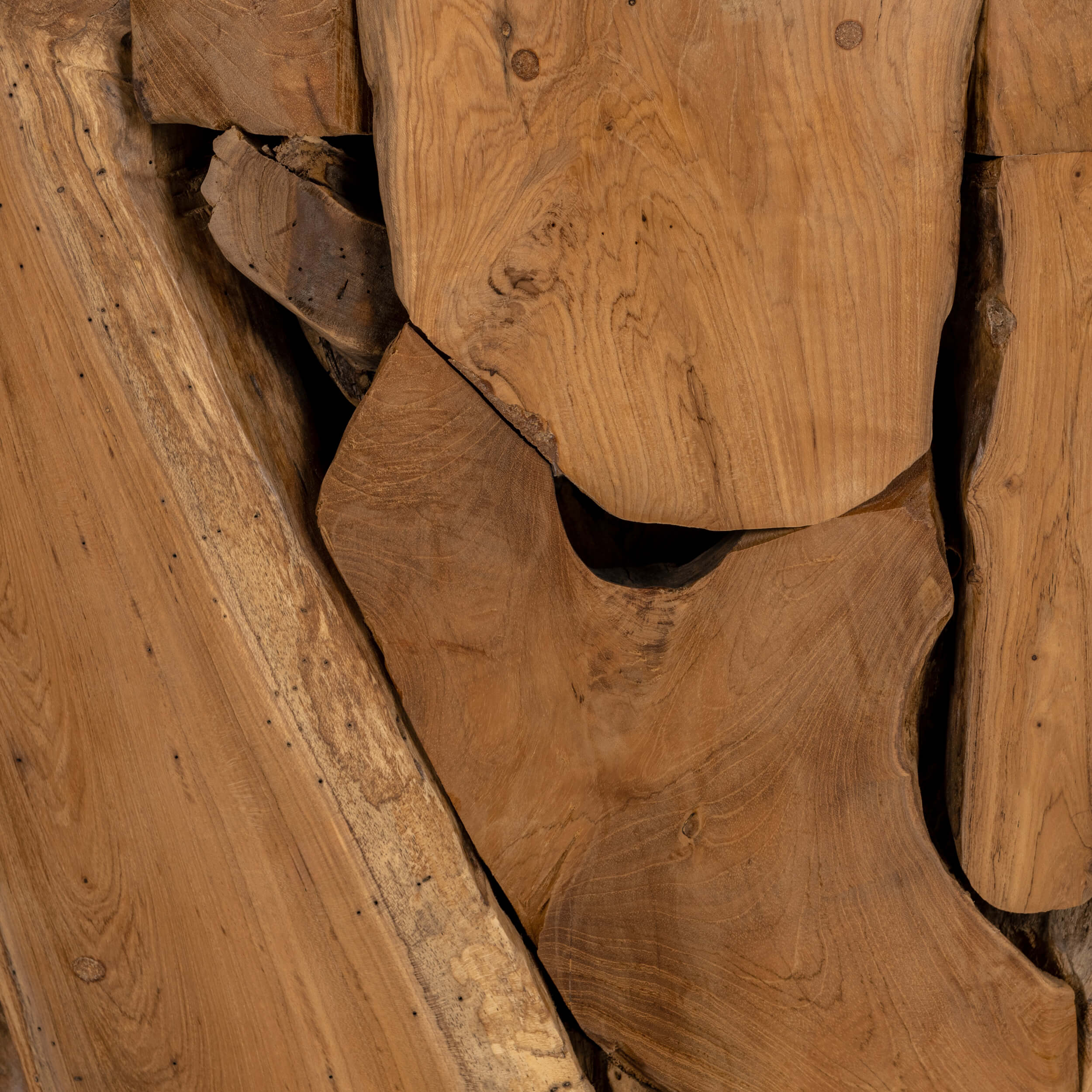 Rhea Round Coffee Table, Natural - Image 6