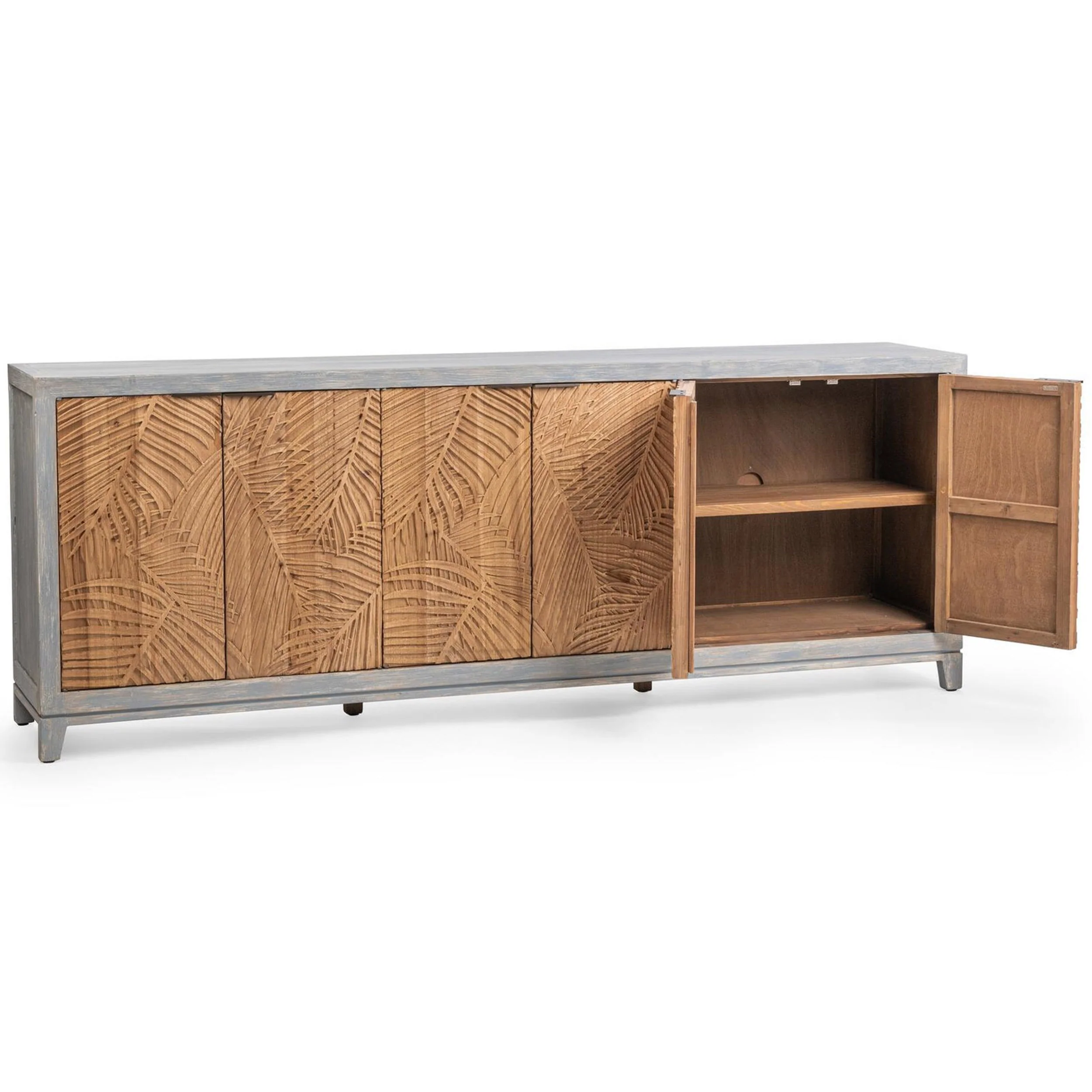 Ambrose 6 Door Cabinet, Soft Coastal - Image 3