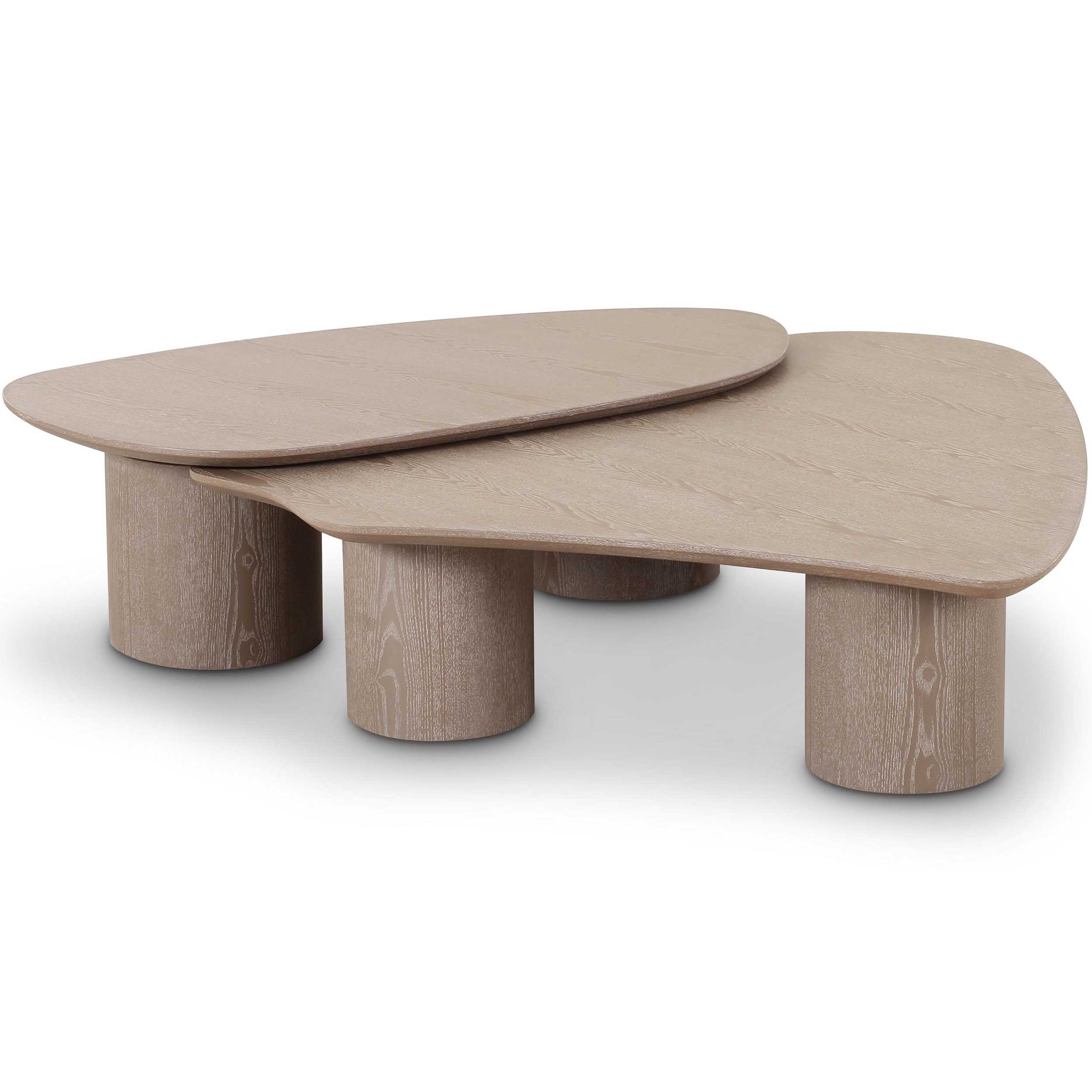 Rhema Nesting Coffee Table Set, Washed Ash - Image 2