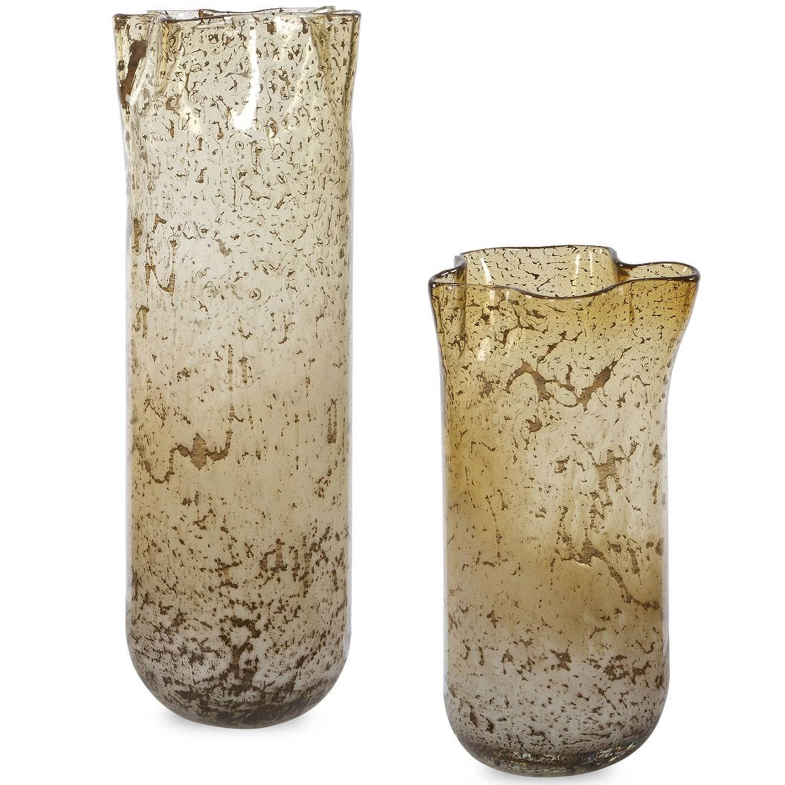 Rhine Vases, Set of 2, Warm Umber