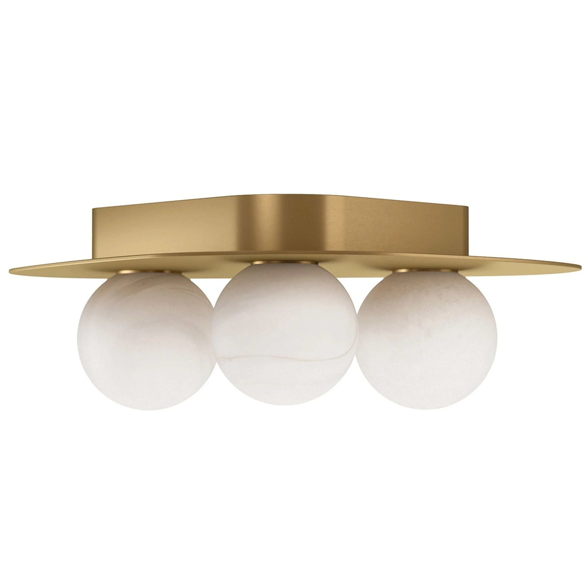 Rhoads Flush Mount, Natural Brass - Image 4