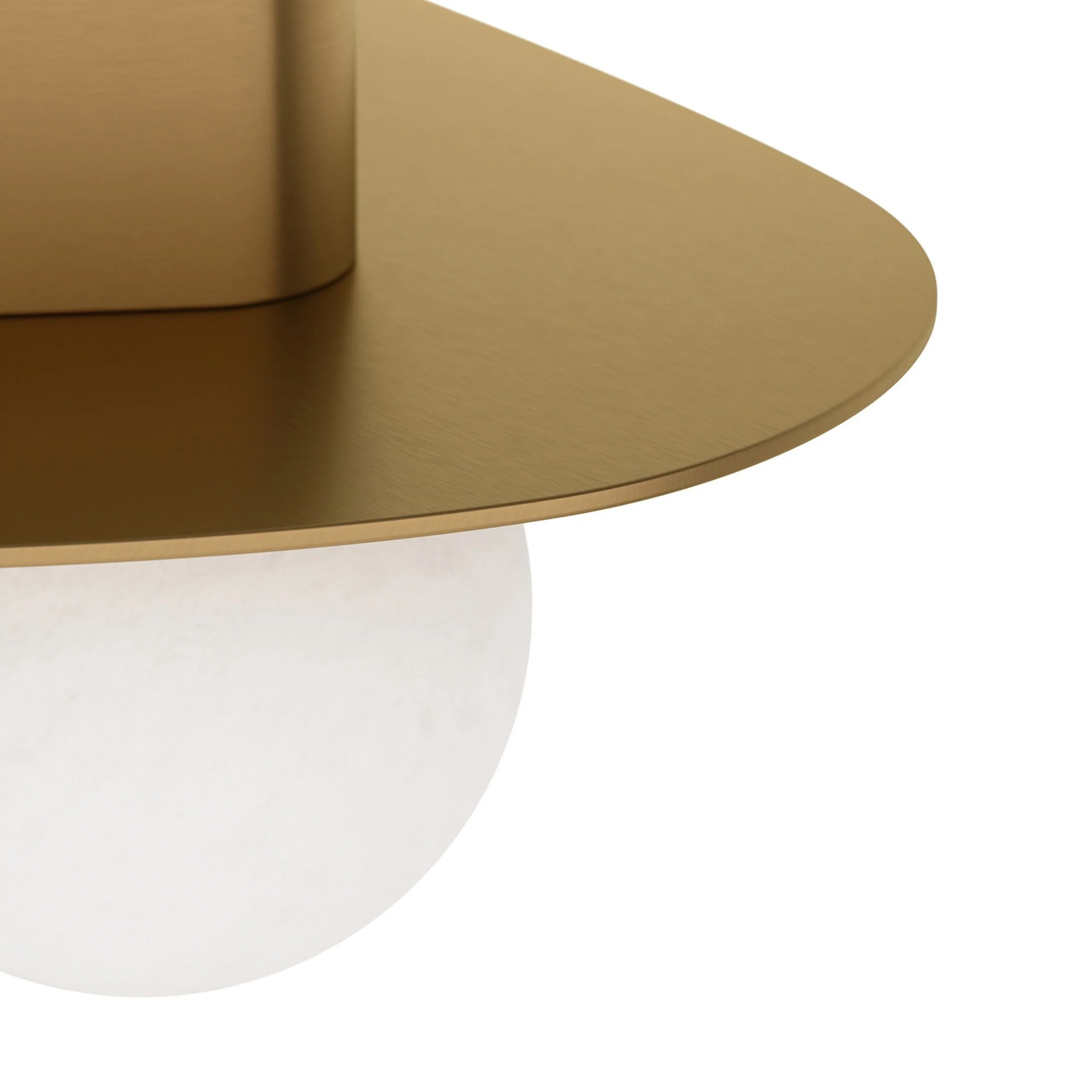 Rhoads Flush Mount, Natural Brass - Image 6