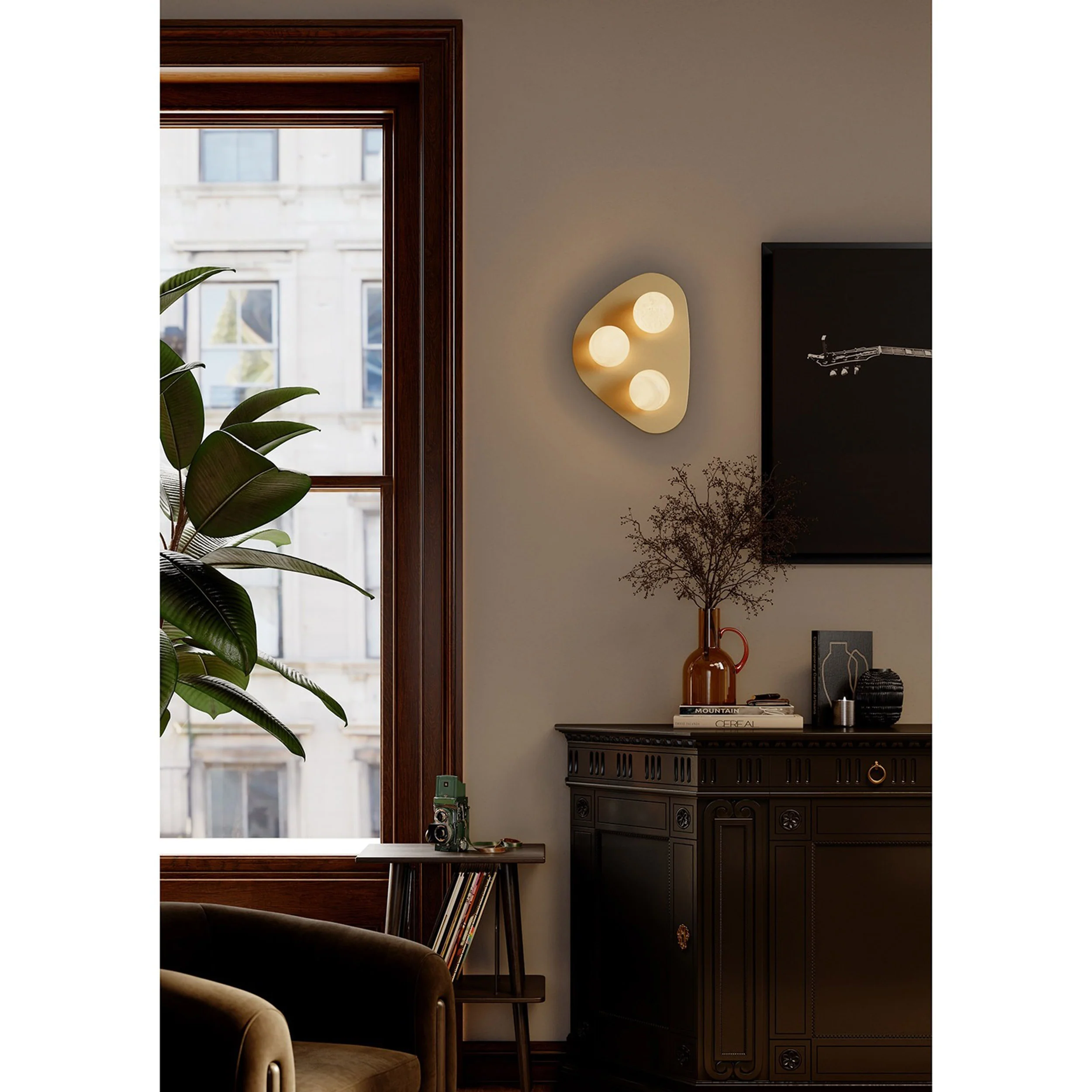 Rhoads Flush Mount, Natural Brass - Image 7