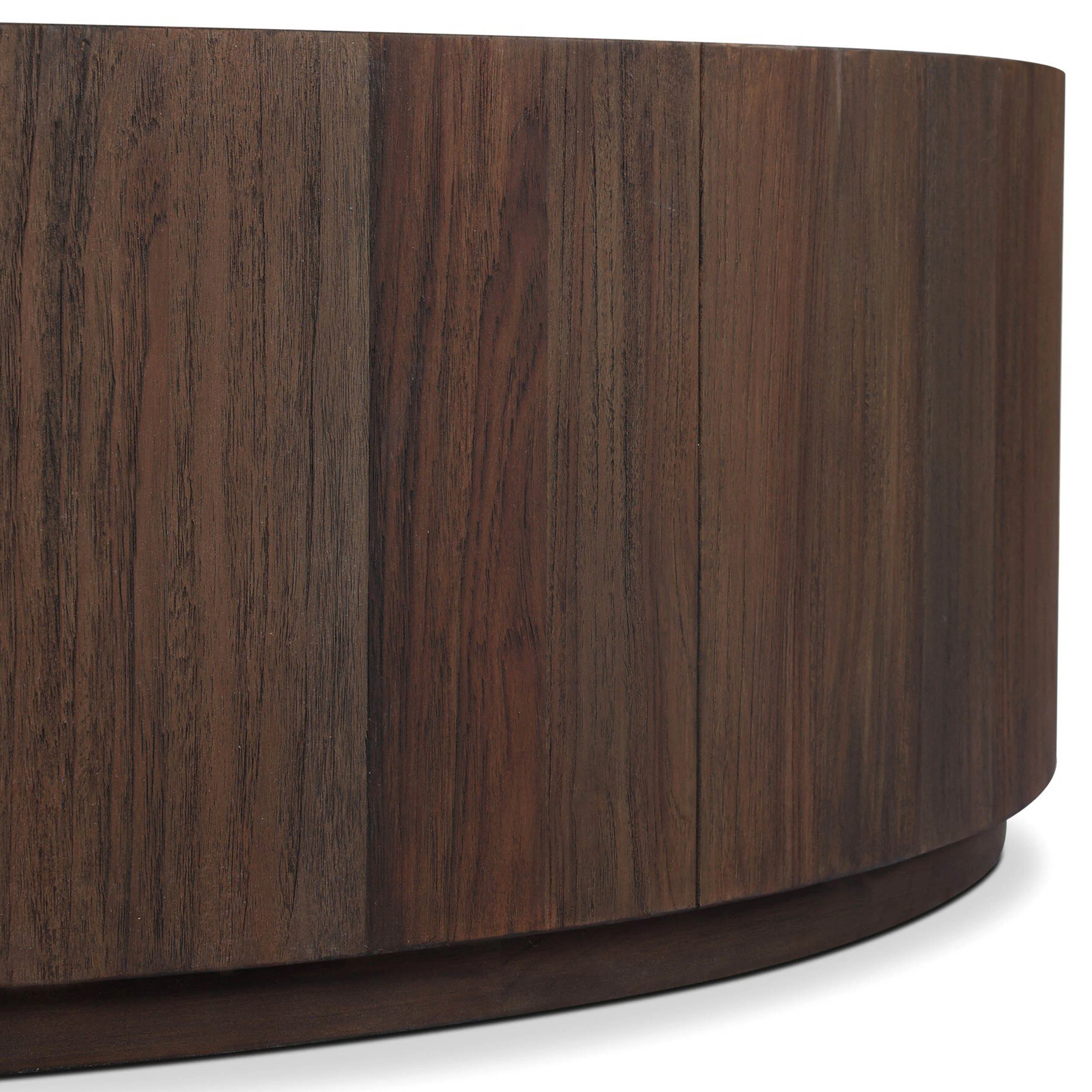 Ridge Outdoor Coffee Table, Saddle Brown by Four Hands - Image 4
