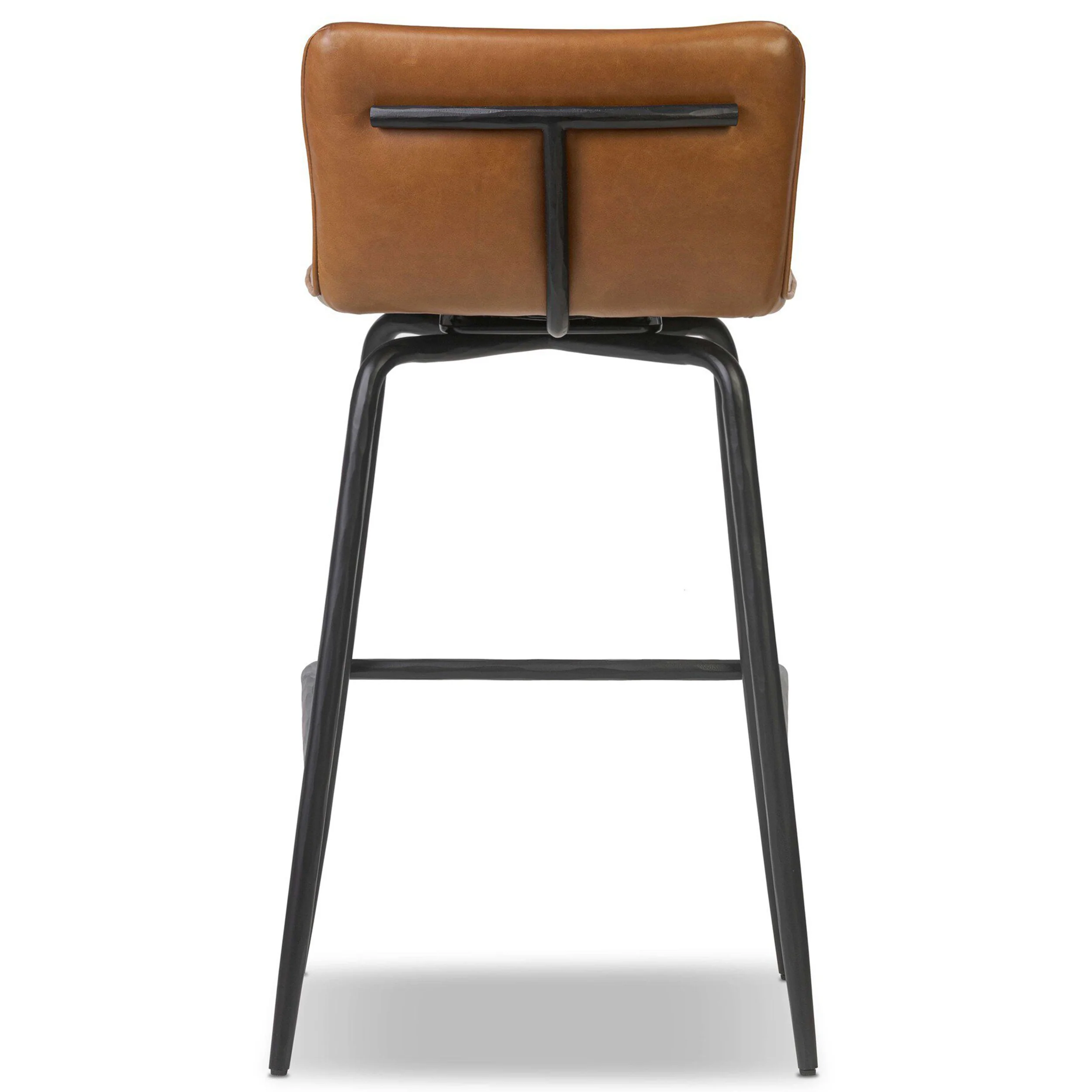 Ridley Leather Swivel Stool, Sonoma Chestnut by Four Hands - Image 4