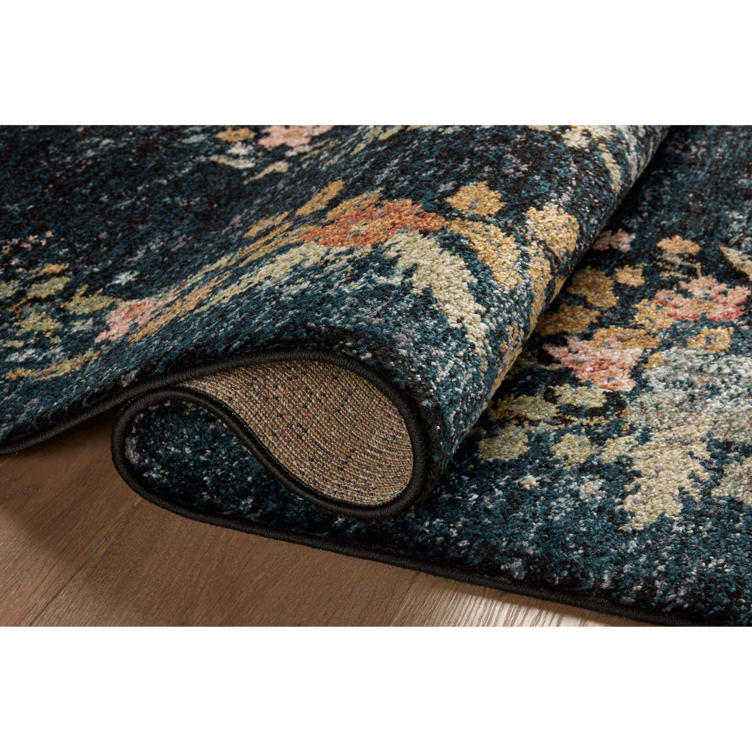 Rifle Paper Co. x Loloi Rug Laurel LAU-01, Strawberry Fields Navy - Image 3