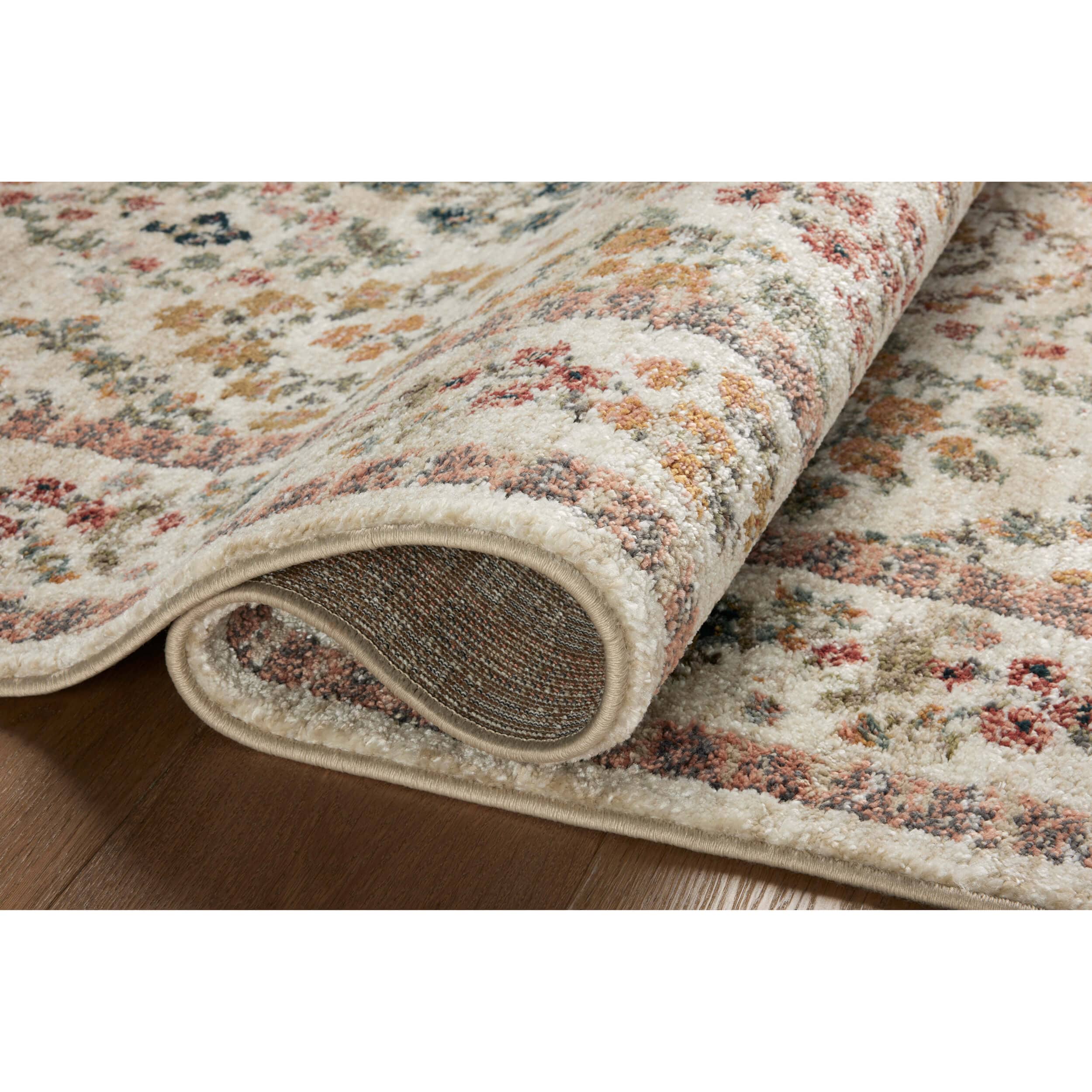 Rifle Paper Co. x Loloi Rug Laurel LAU-04, Parquet Cream - Image 3