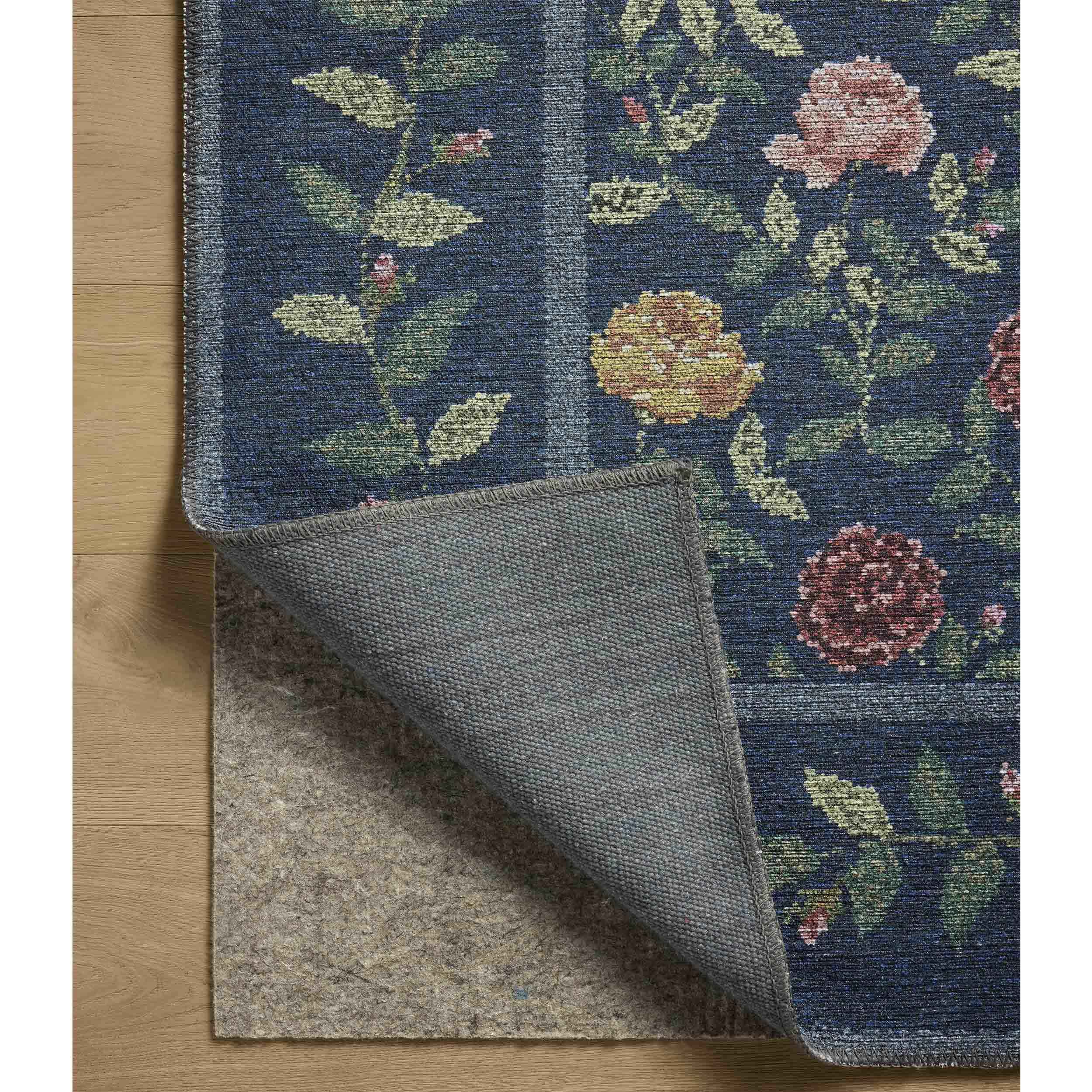 Rifle Paper Co. x Loloi Rug Wildwood, Navy - Image 4