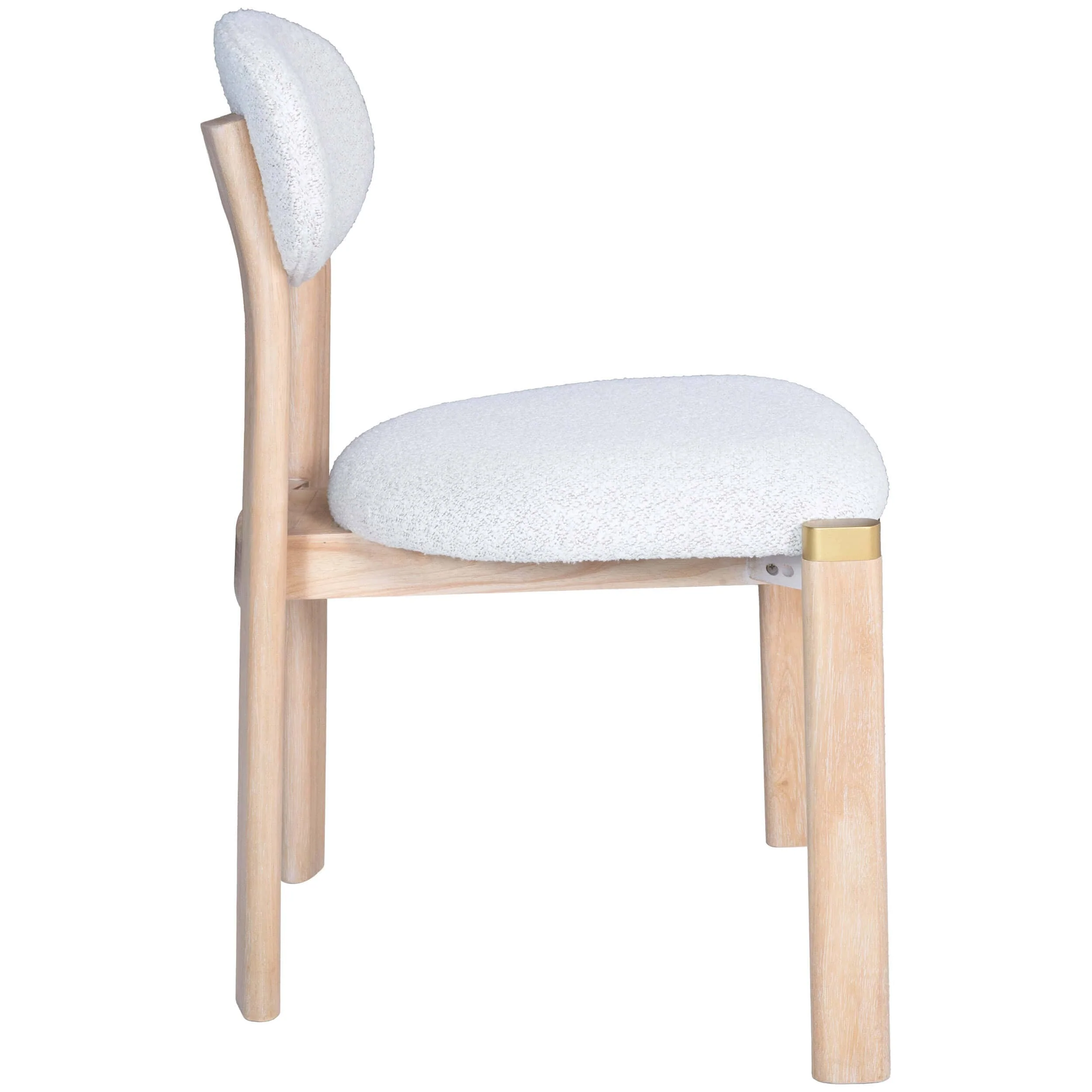 Rilou Dining Chair, White, Set of 2 - Image 3