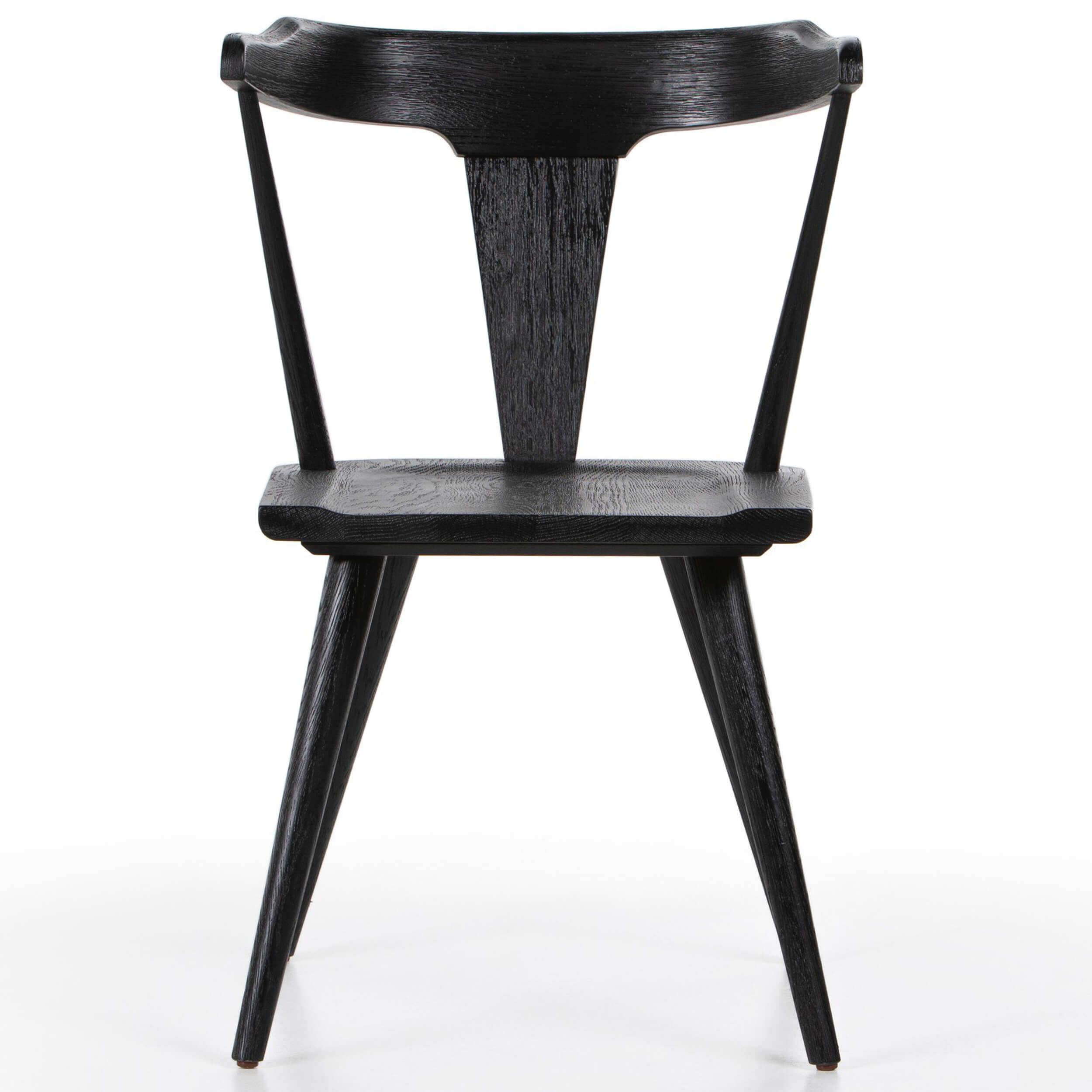 Rilpey Dining Chair, Black, Set of 2 by Four Hands - Image 2