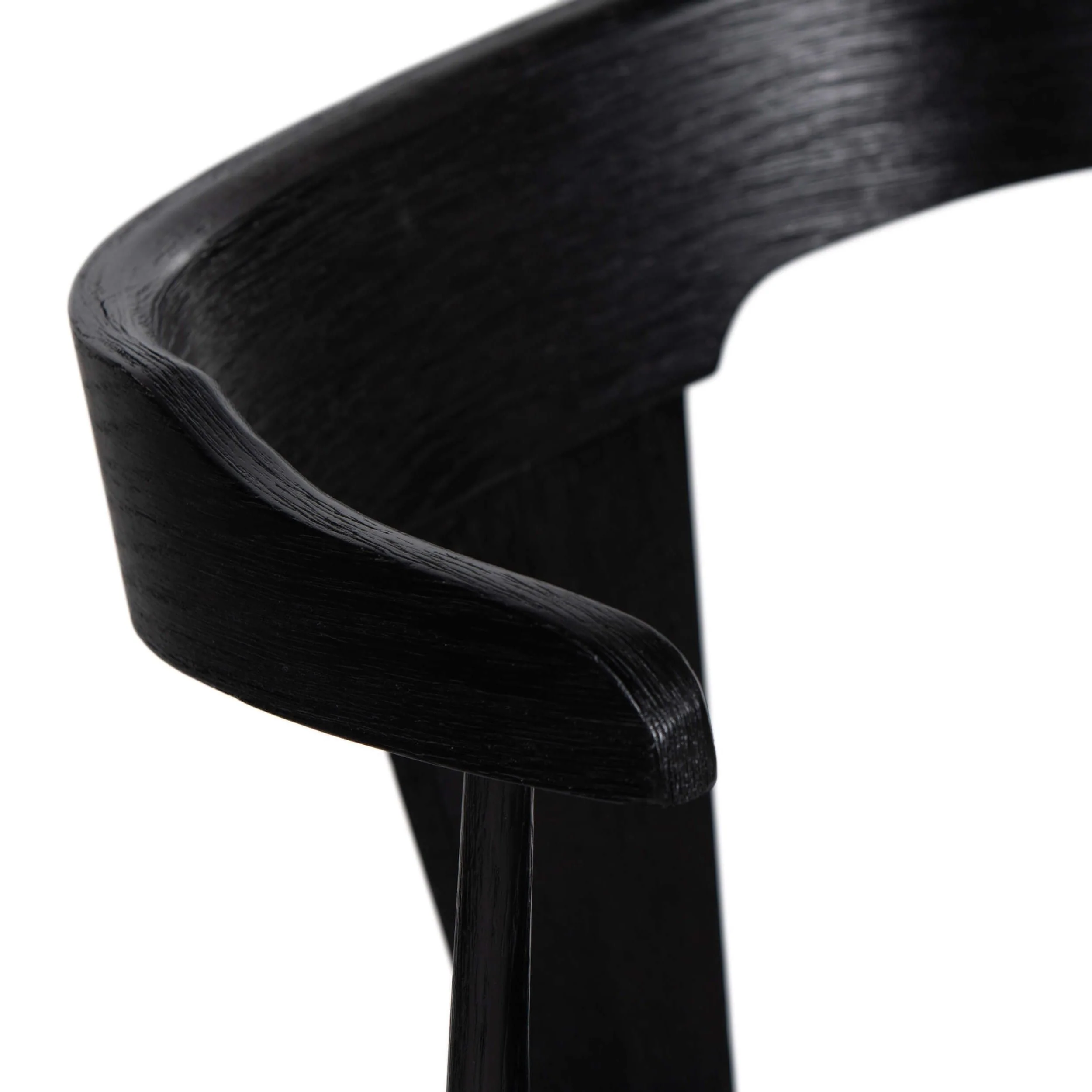 Ripley Bar & Counter Stool, Black Oak by Four Hands - Image 5