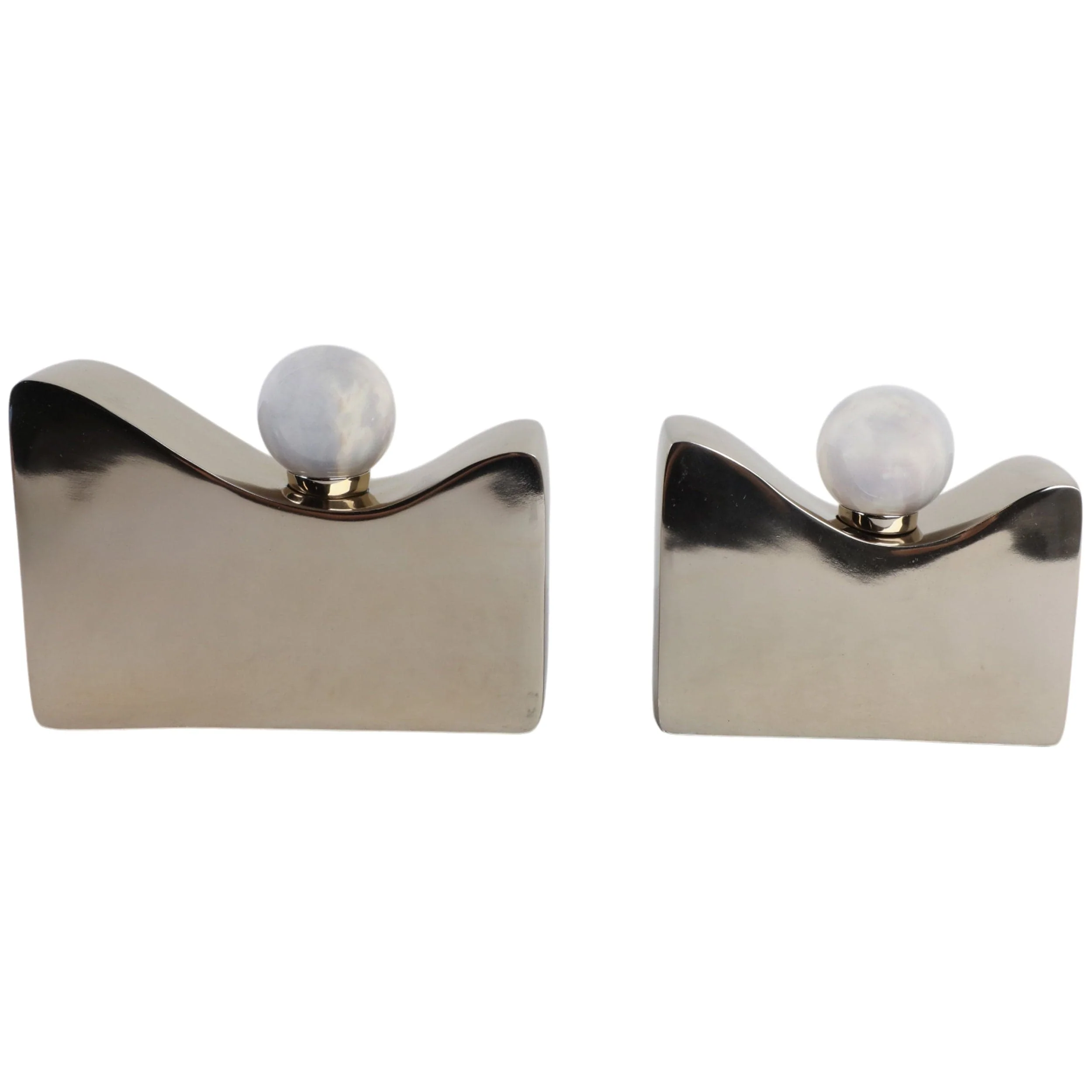 Ripon Bottles, Gold, Set of 2 - Image 2